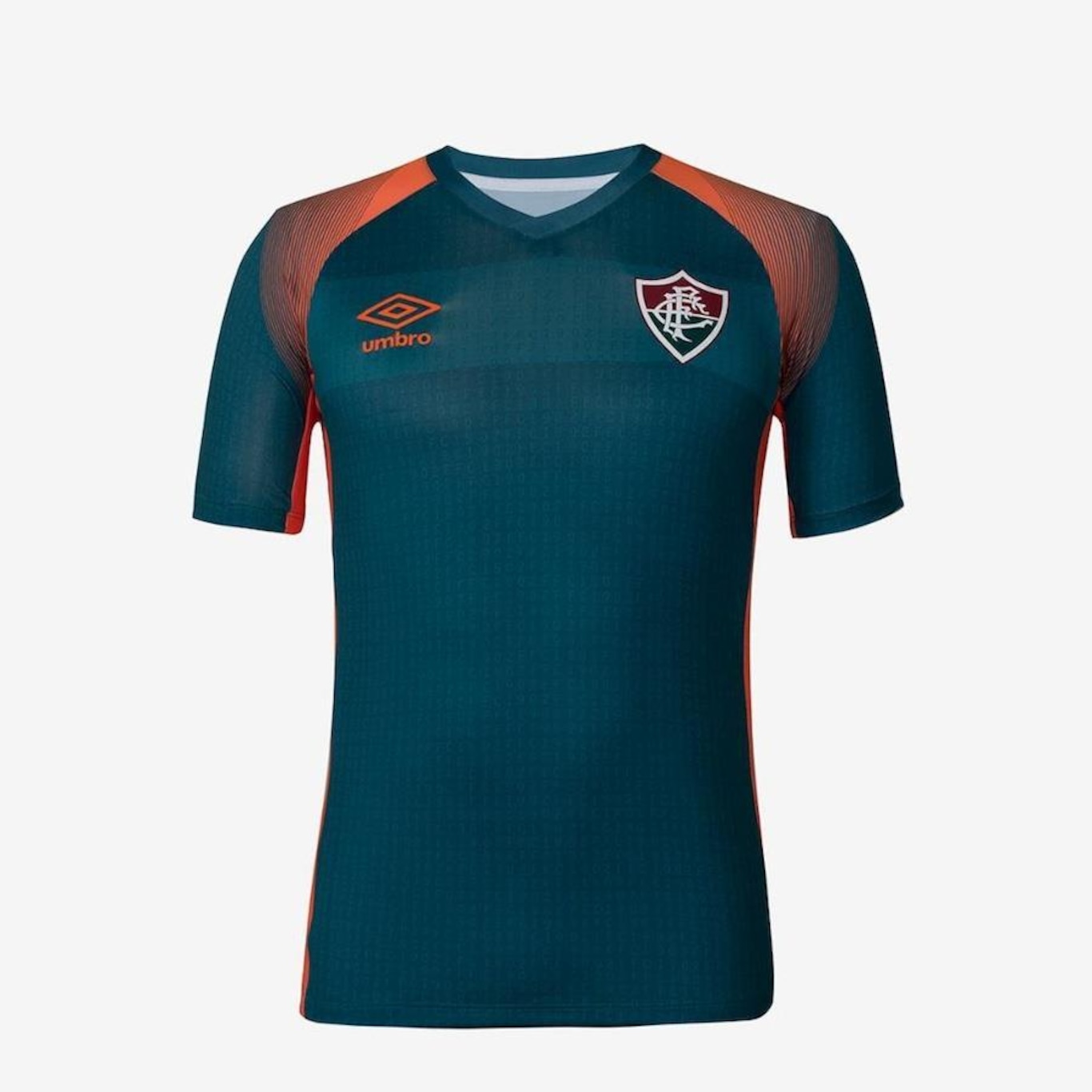 Camisa do Fluminense Aquecimento 2023 Umbro - Masculina - Foto 1