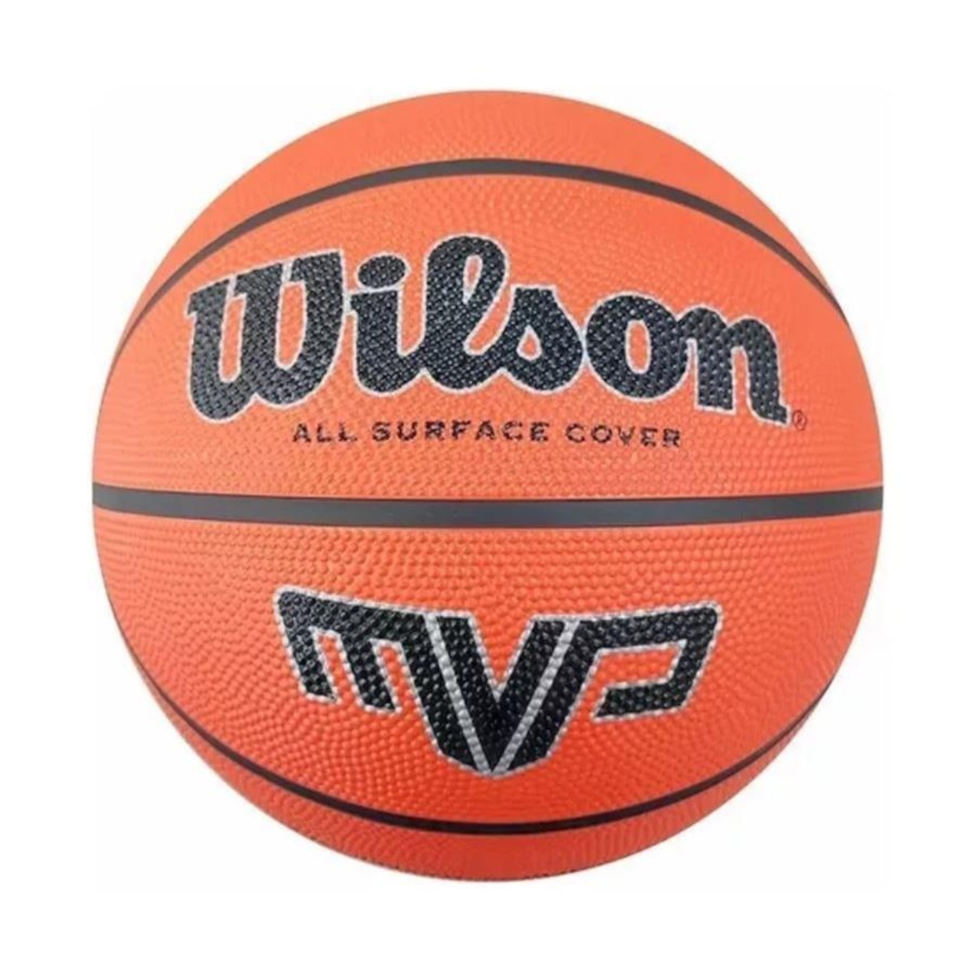 Bola de Basquete Wilson Modelo Mvp Tamanho 6 Quadra Externa Alta Durabilidade Borracha Ar - Foto 1