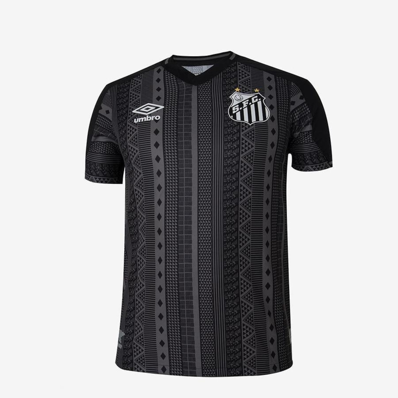 Camisa Santos Of.3 2022 Umbro - Masculina - Foto 1