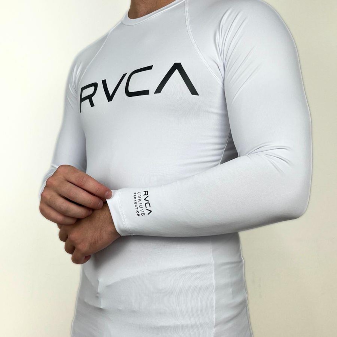 Camiseta Rvca Manga Longa Big Surf - Masculina - Foto 2