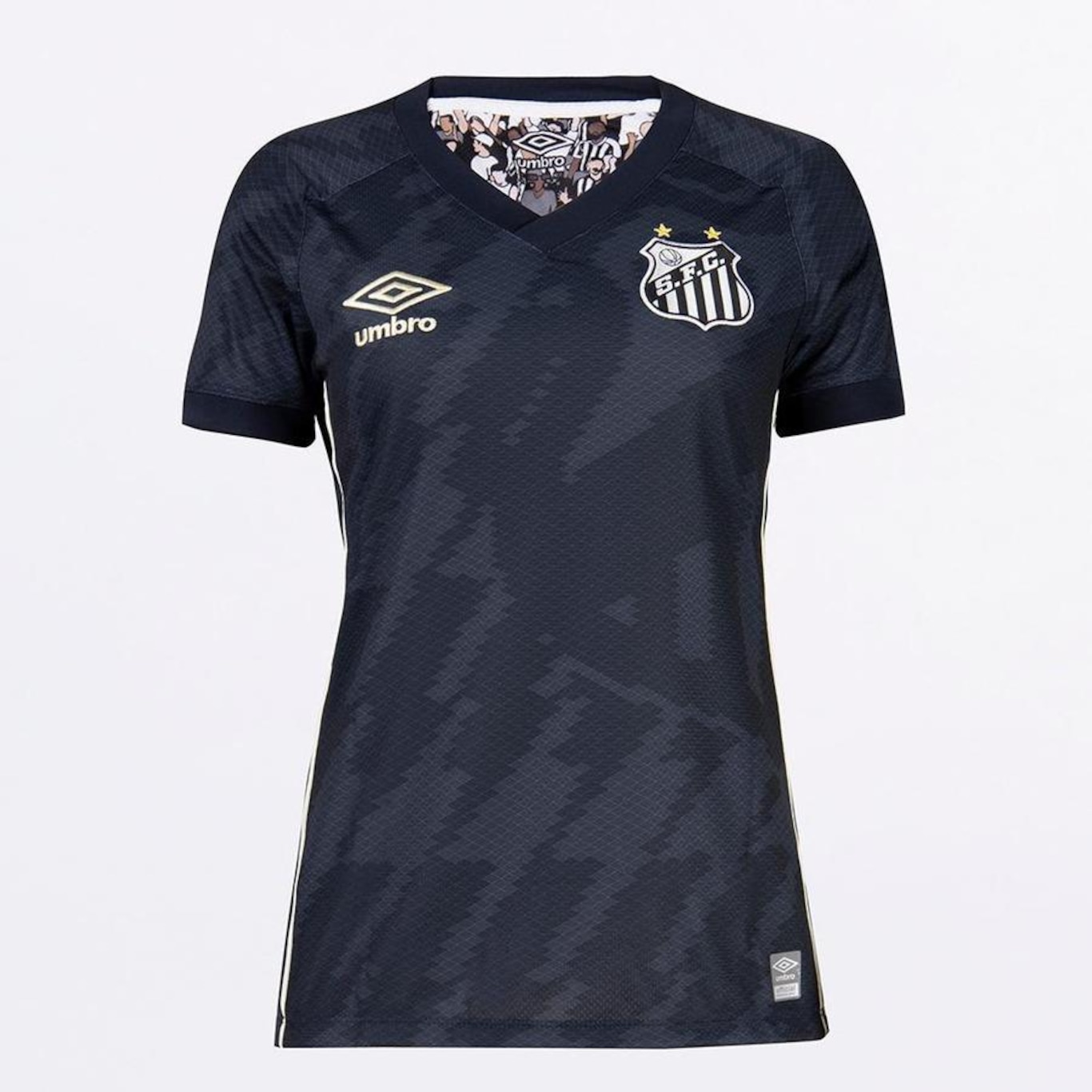 Camisa dos Santos Umbro - Feminina - Foto 1