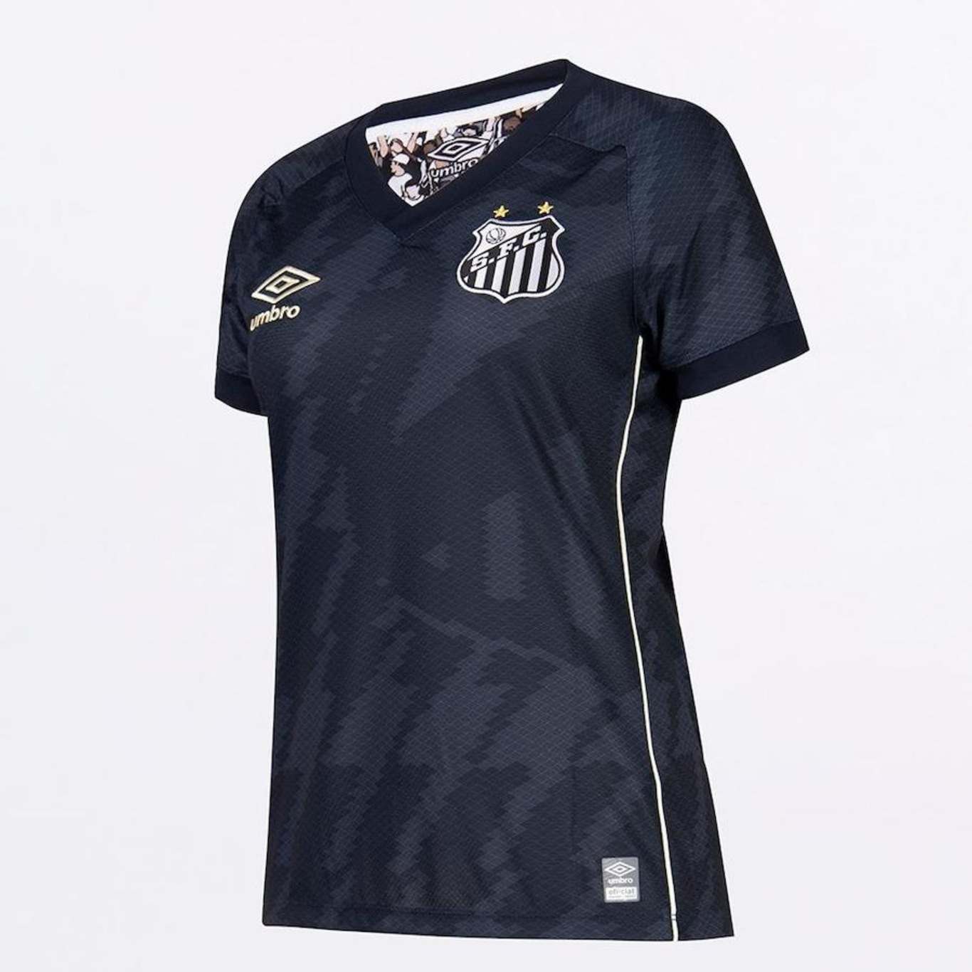 Camisa dos Santos Umbro - Feminina - Foto 2