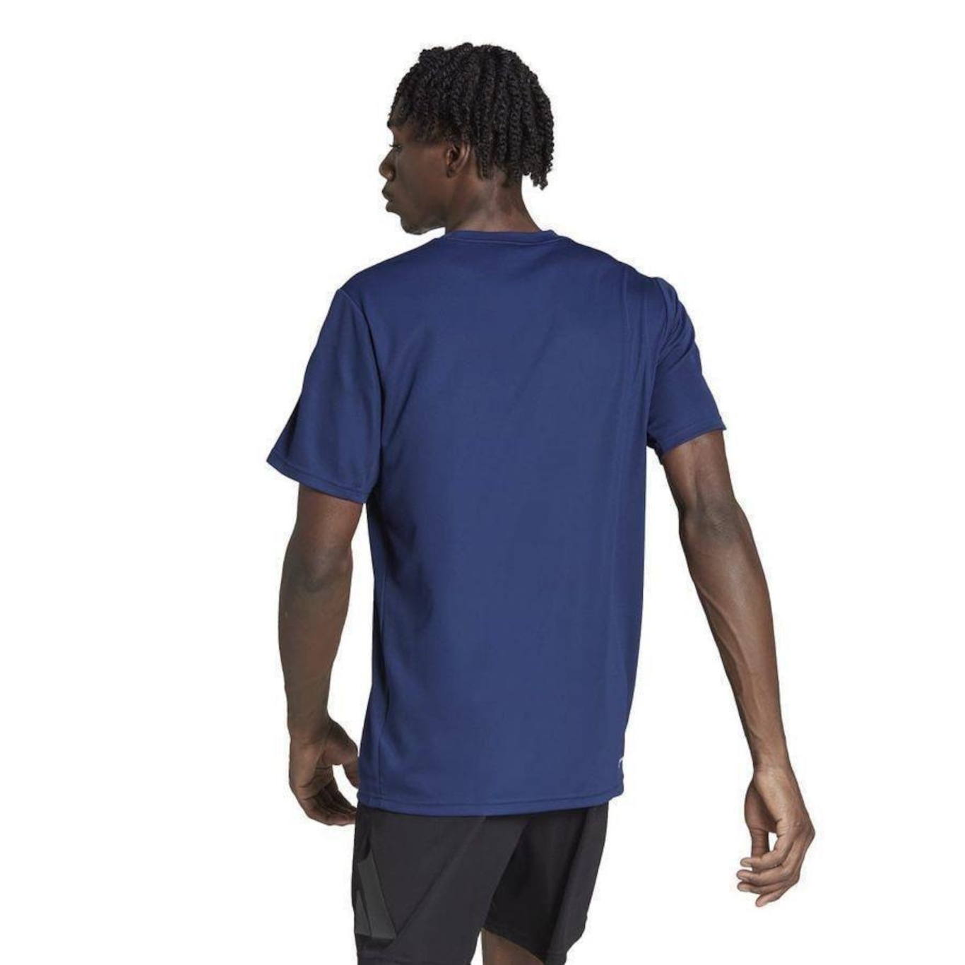 Camiseta Branca Treino Adidas Train Essentials 3 Stripes Masculina -  Paqueta Esportes