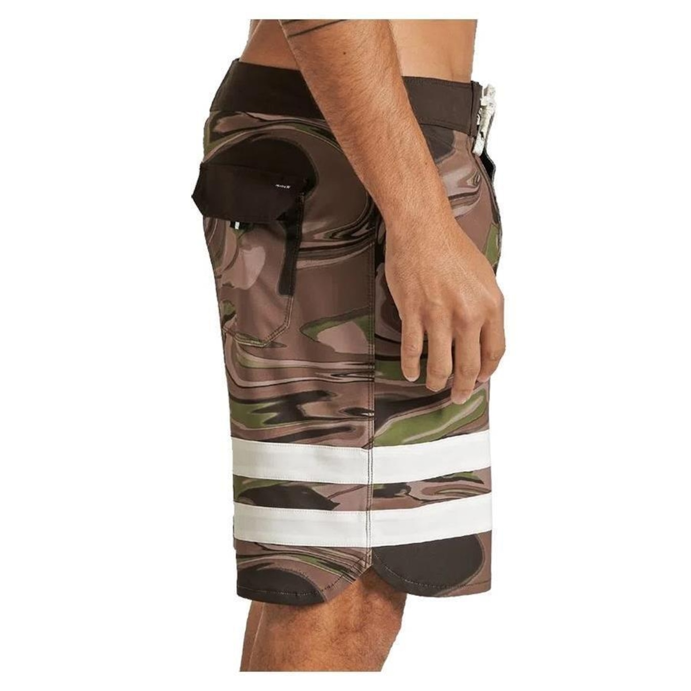 Bermuda Hurley Phantom Block Party 18" Camo - Masculina - Foto 2