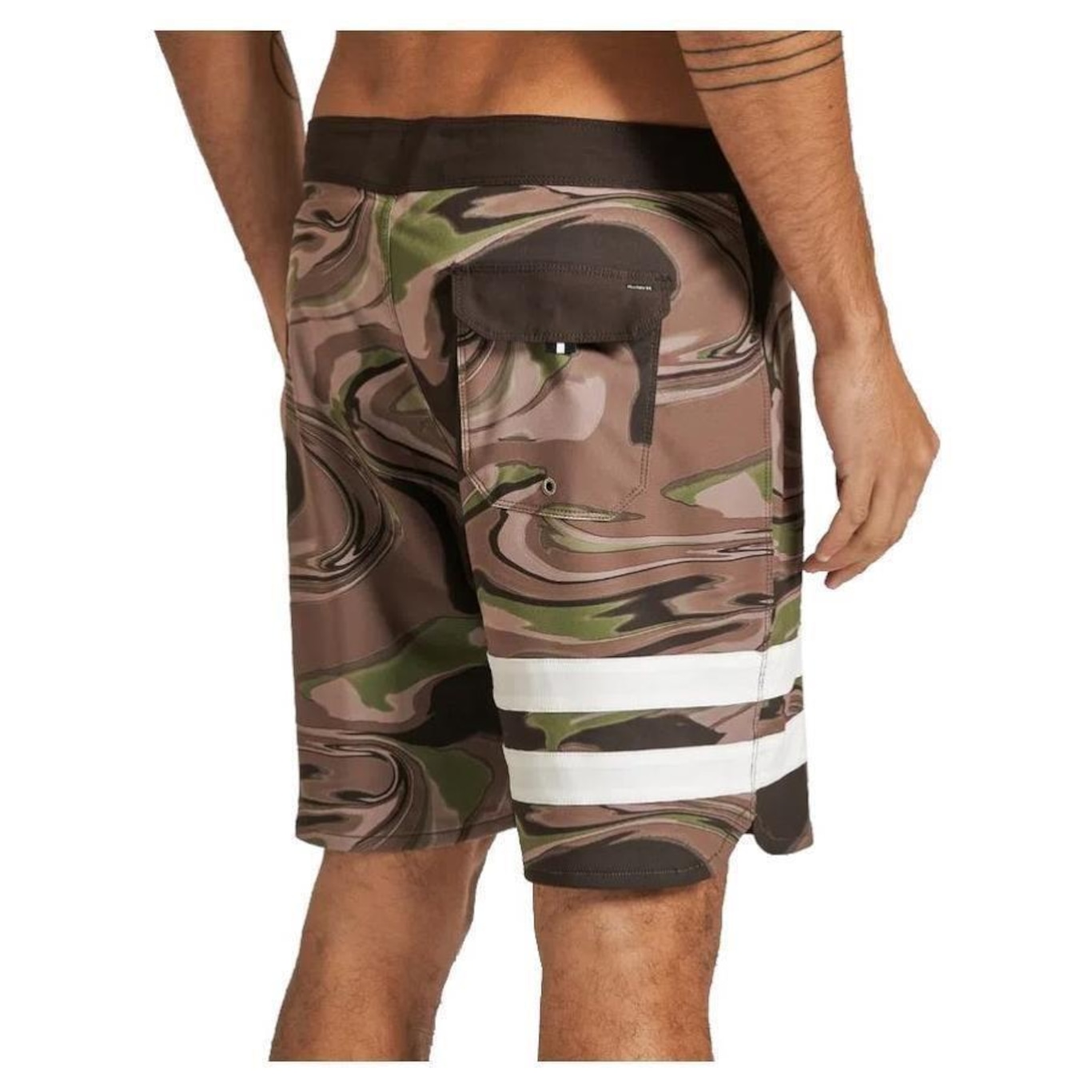 Bermuda Hurley Phantom Block Party 18" Camo - Masculina - Foto 4