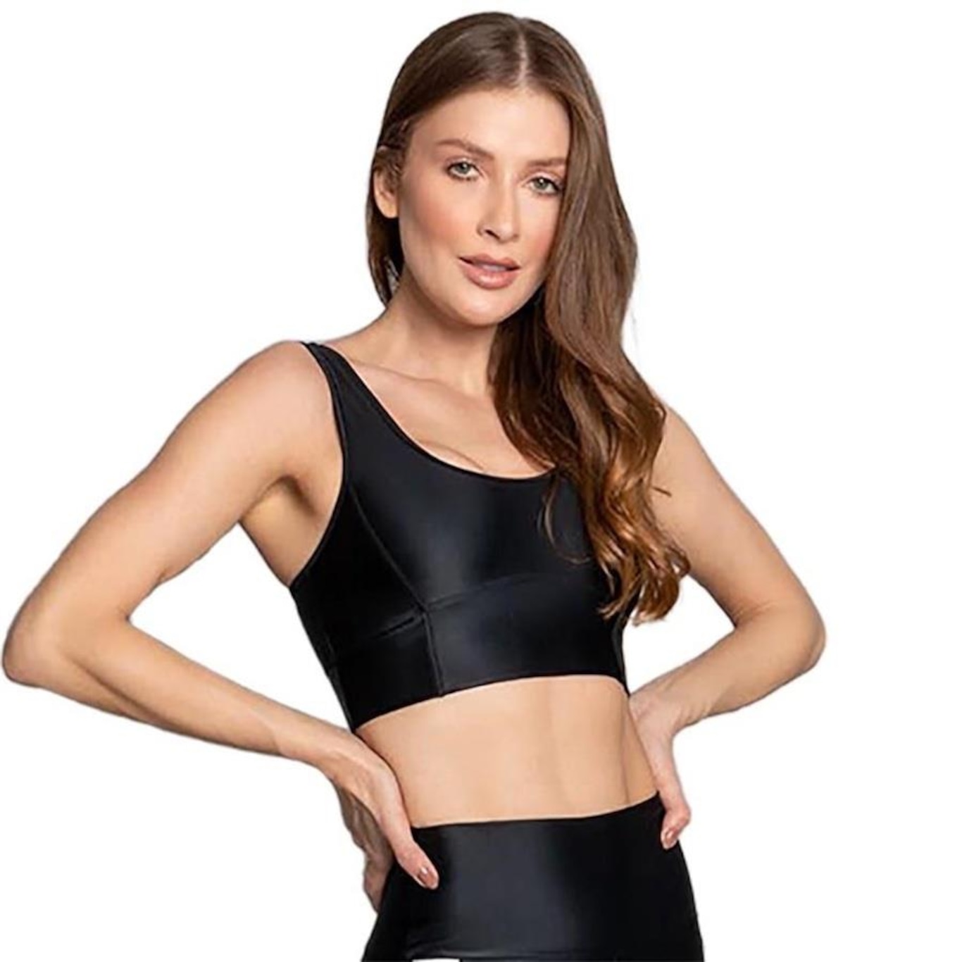 Top Fitness Trinys com Bojo Confort Fit Energy F-15134 - Feminino - Foto 1