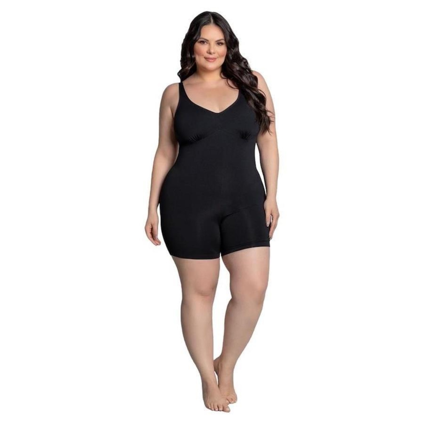 Maiô Macaquinho Trinys com Fecho A-253 Plus Size - Feminino - Foto 3