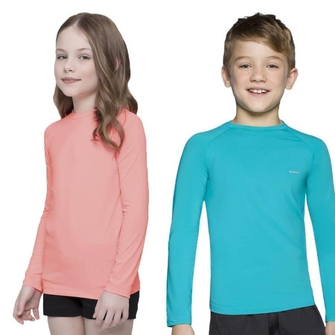 Kit de Camisas Térmicas Selene Proteção Uv50+ - 2 Unidades - Infantil - Foto 2