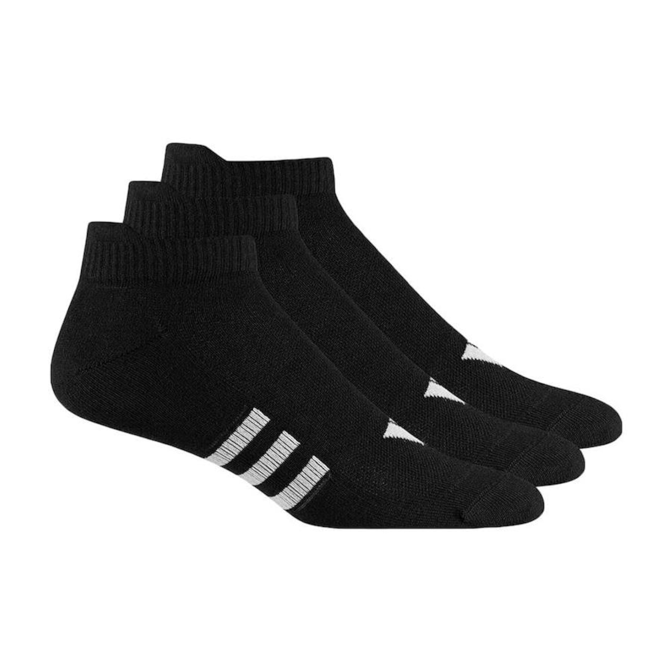 Kit Meias Cano Baixo adidas Performance Low - 3 Pares - Adulto - Foto 2