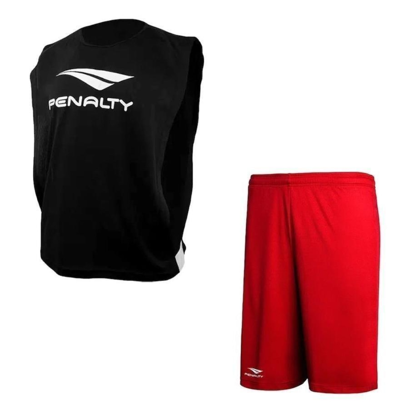 Conjunto de Futebol Penalty: Colete + Calção Penalty X - Masculino - Foto 2