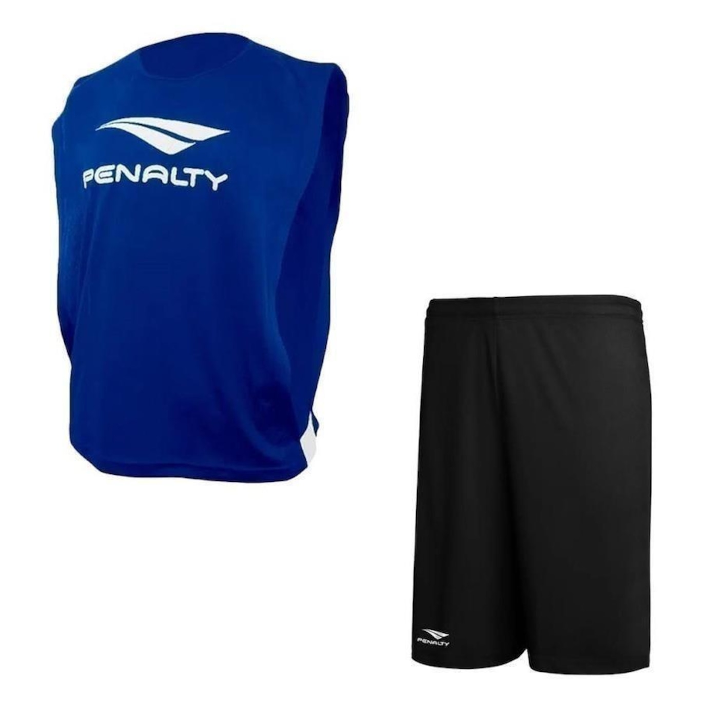 Conjunto de Futebol Penalty: Colete + Calção Penalty X - Masculino - Foto 1