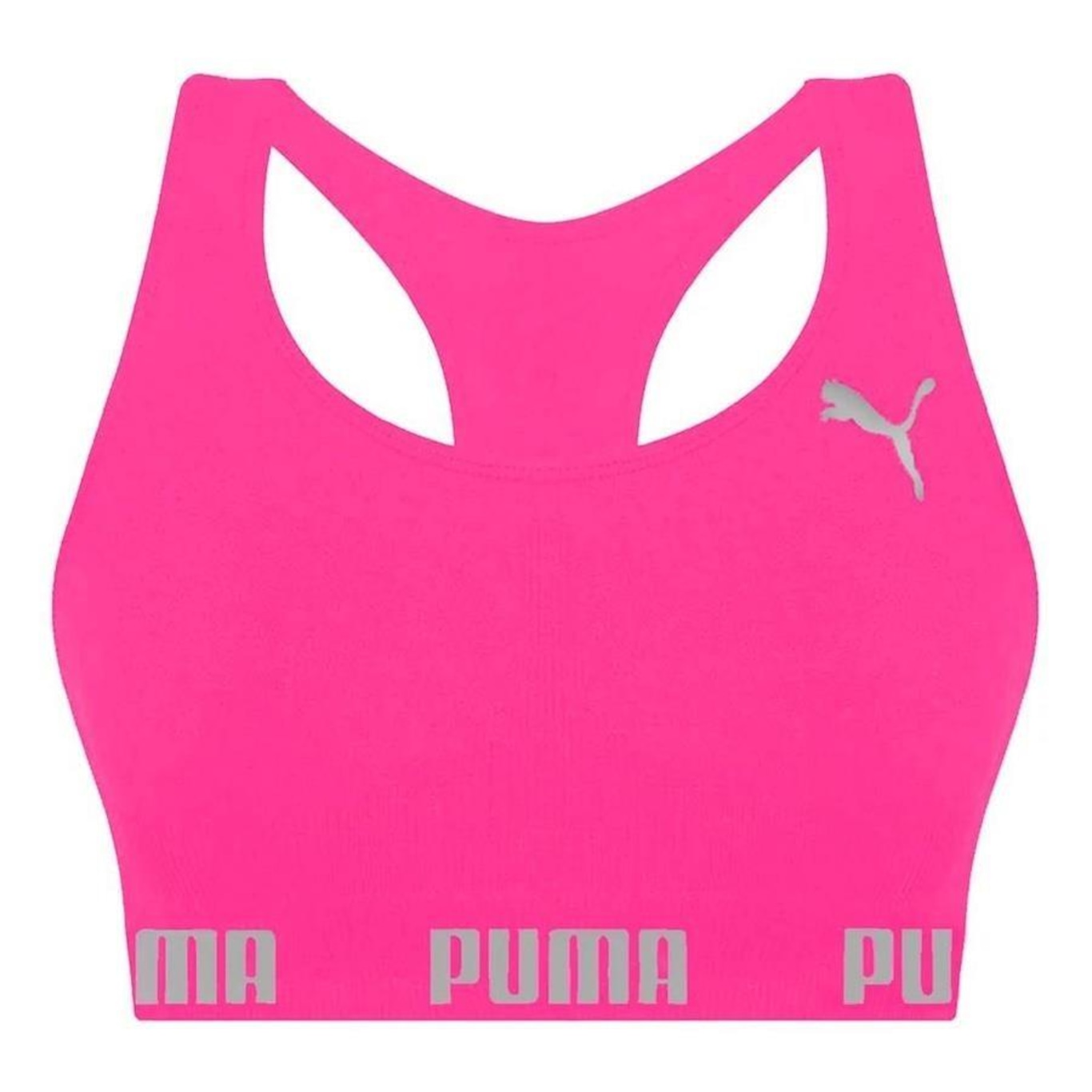 Top Fitness sem Bojo Puma Nadador Sem Costura - Feminino - Foto 1