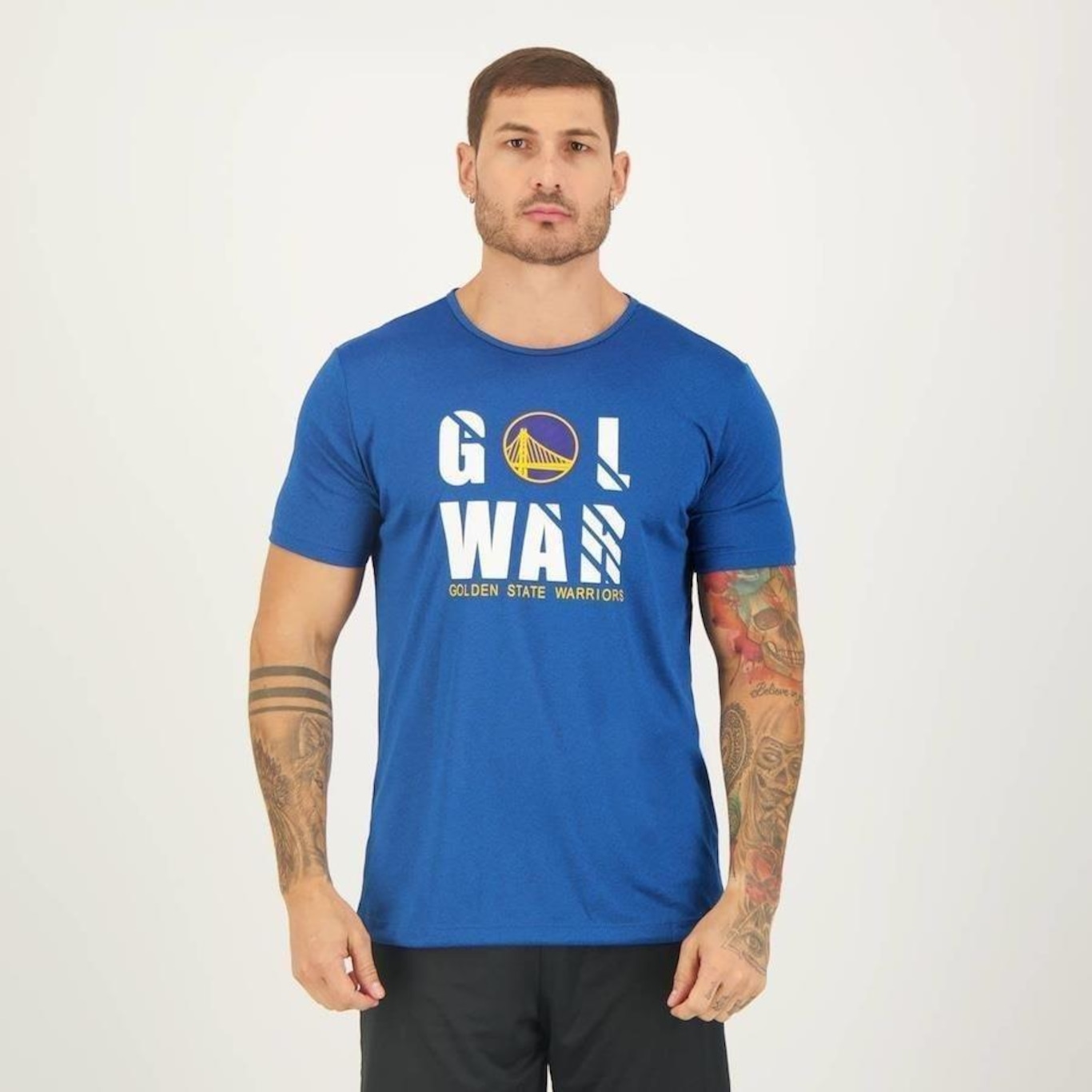 Camiseta NBA Bang Golden State - Masculina - Foto 1