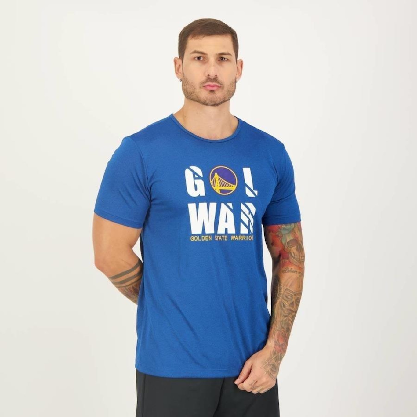 Camiseta NBA Bang Golden State - Masculina - Foto 2