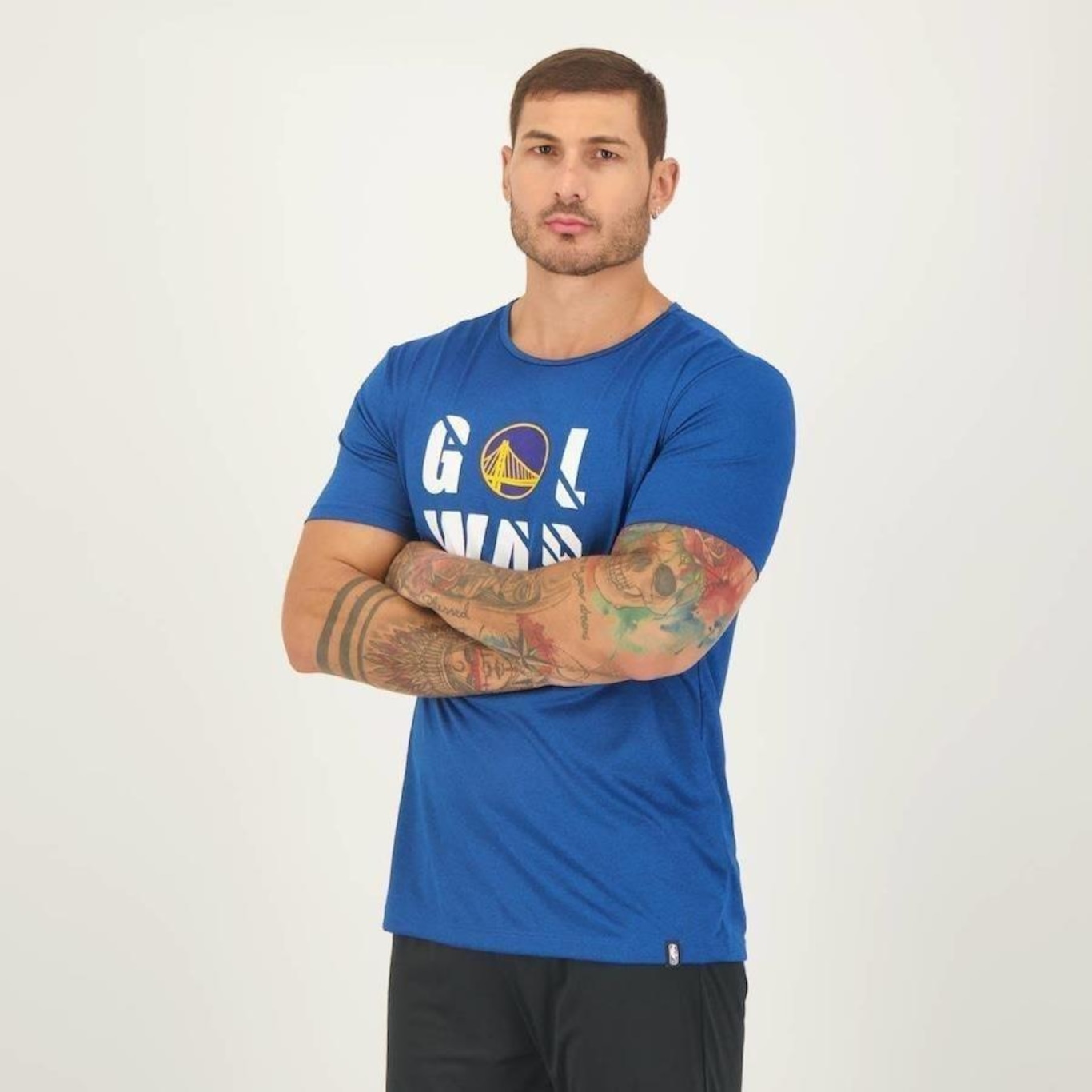 Camiseta NBA Bang Golden State - Masculina - Foto 5