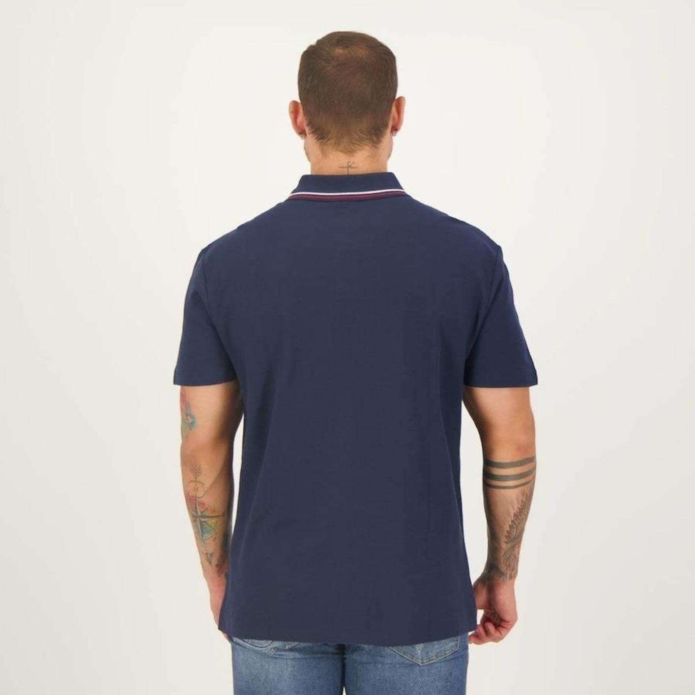 Camisa Polo New Era Have Fun Basic Flag - Masculina - Foto 3