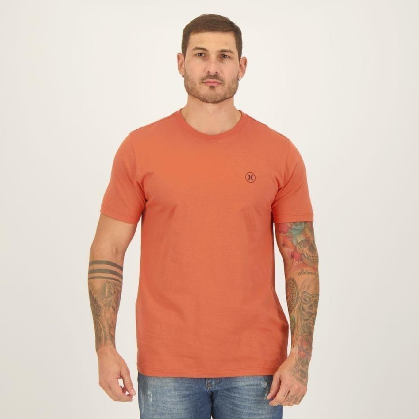 Camiseta Hurley Mini Icon Logo - Masculina - Foto 1