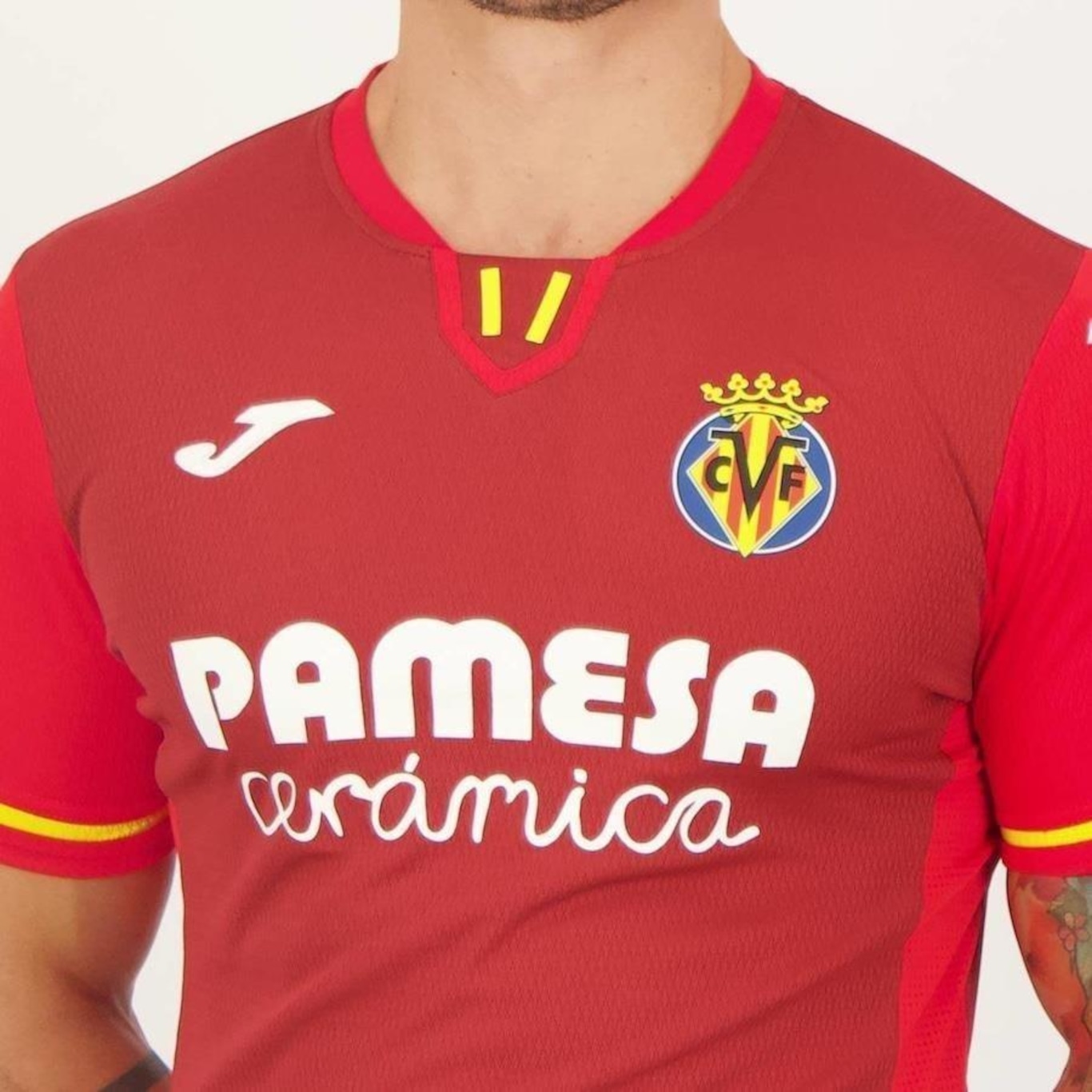 Camisa Villarreal Away 2024 Joma - Masculina - Foto 4