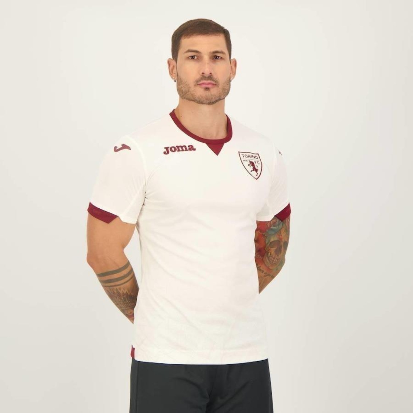 Camisa do Torino away 21/22 Torcedor Joma Masculina - Branco