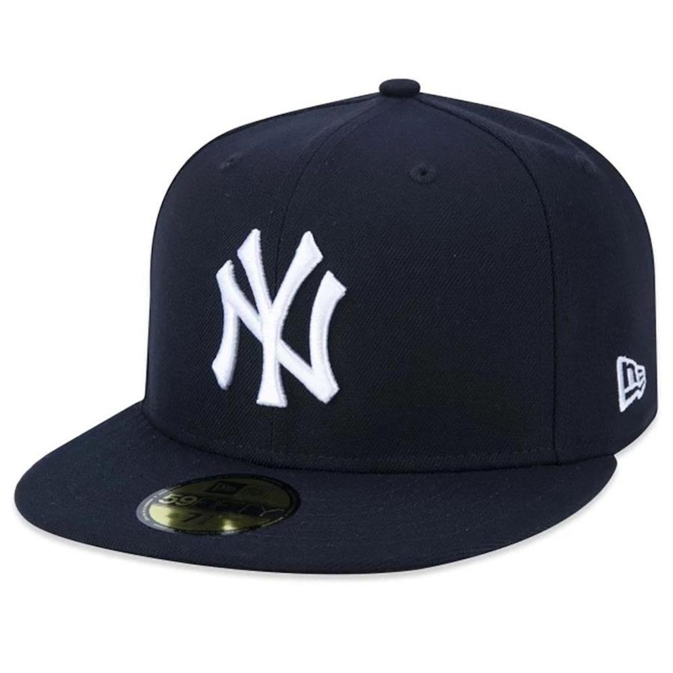 Boné New Era 59Fifty New York Yankees All Core Aba Reta - Foto 1