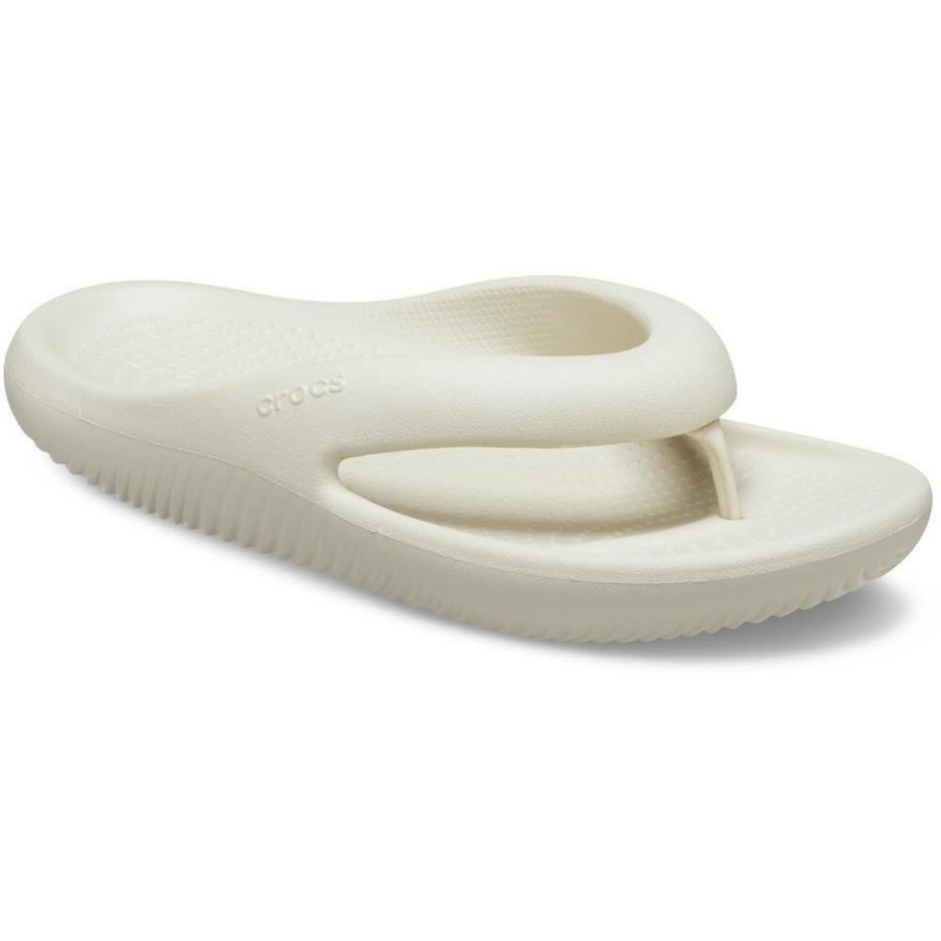 Chinelo Crocs Mellow Flip Bone - Unissex - Foto 2