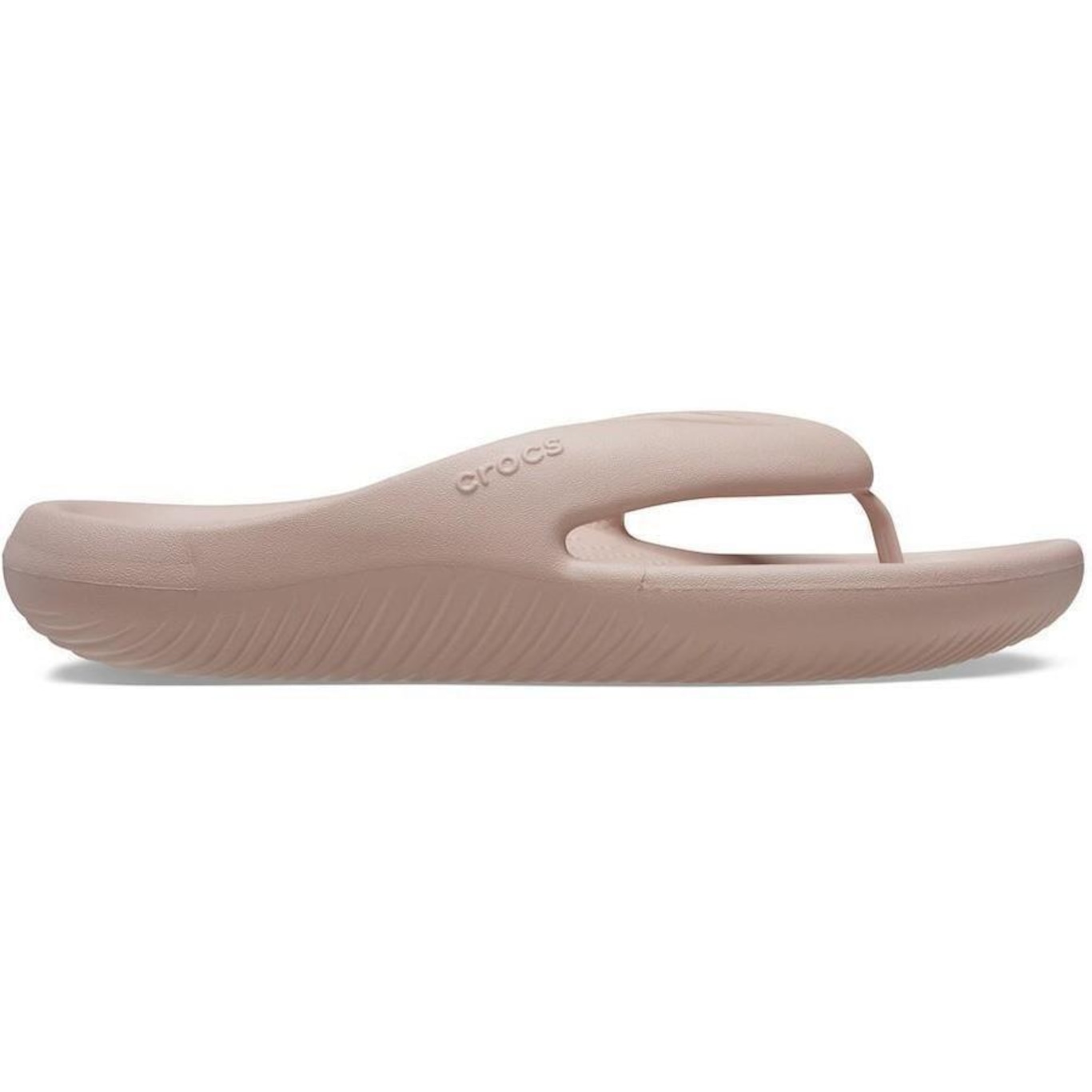 Chinelo Crocs Mellow Flip Pink Clay - Unissex - Foto 1