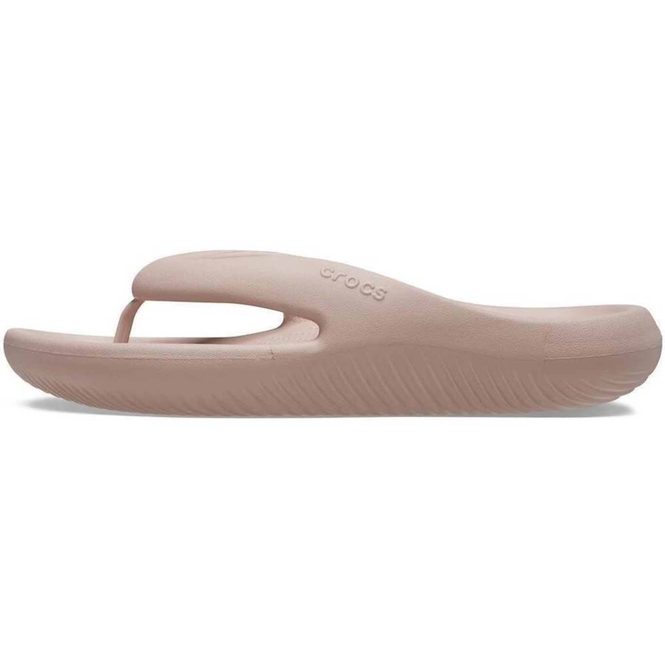 Chinelo Crocs Mellow Flip Pink Clay - Unissex - Foto 3