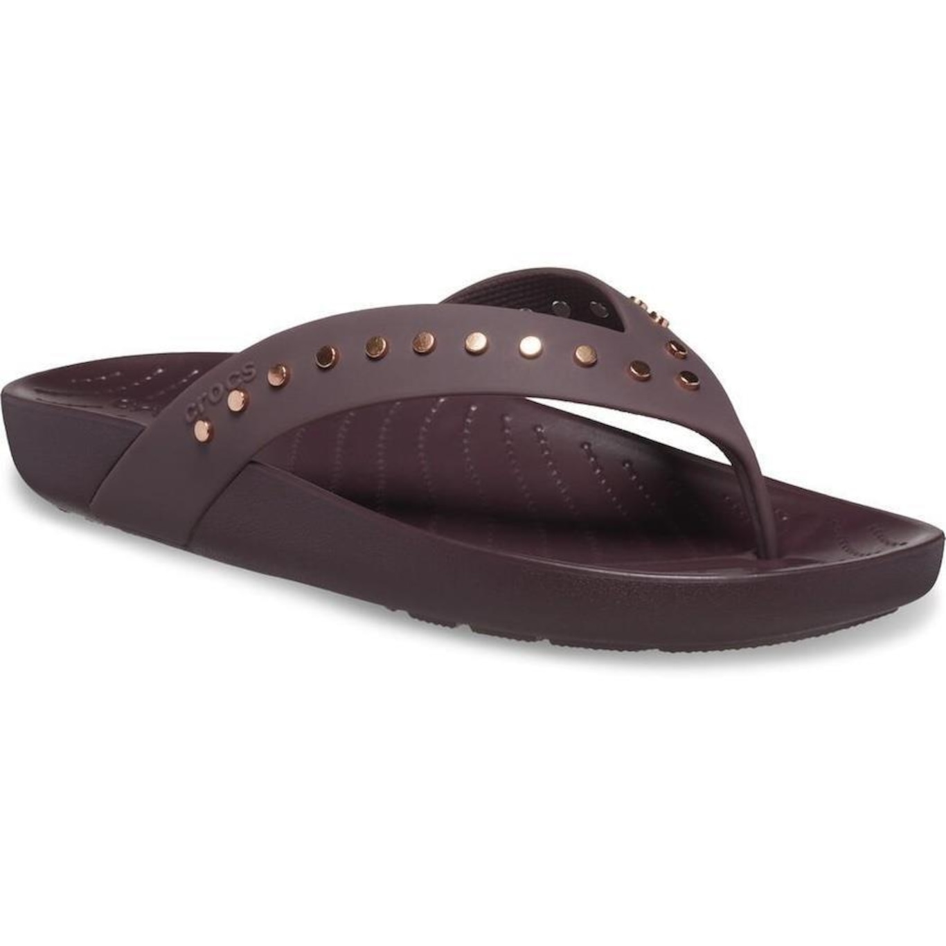 Chinelo Crocs Splash Studded Flip - Feminino - Foto 2