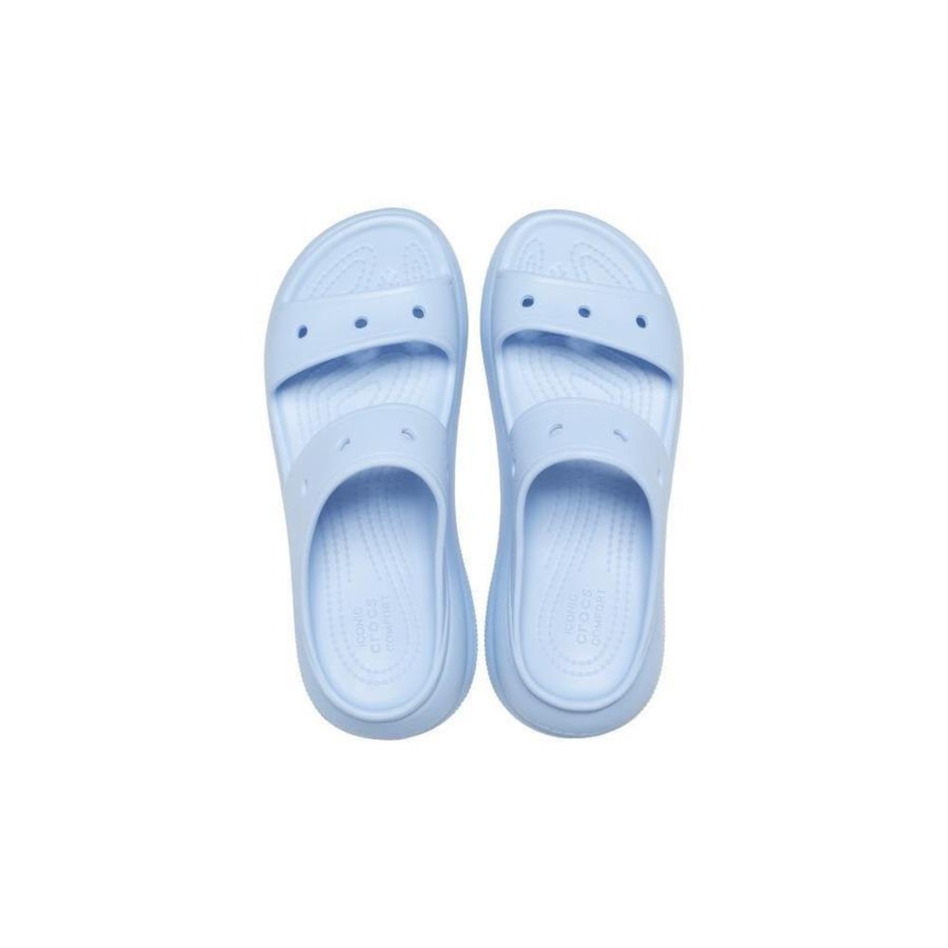 Sandália Crocs Classic Crush Platform Sandal - Feminino - Foto 5