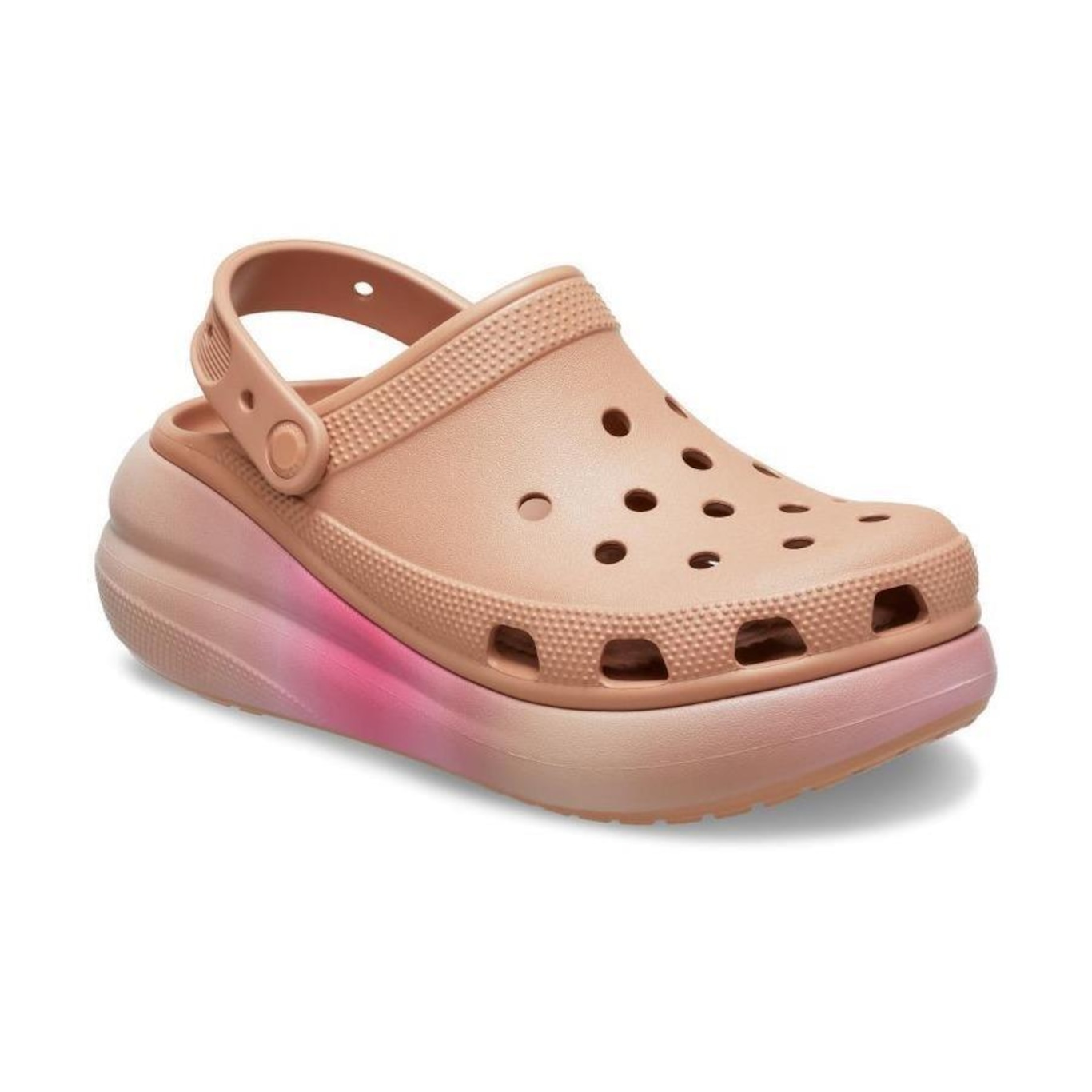 Sandália Crocs Crush Color Dip Clog Cork/Multi - Feminino - Foto 2