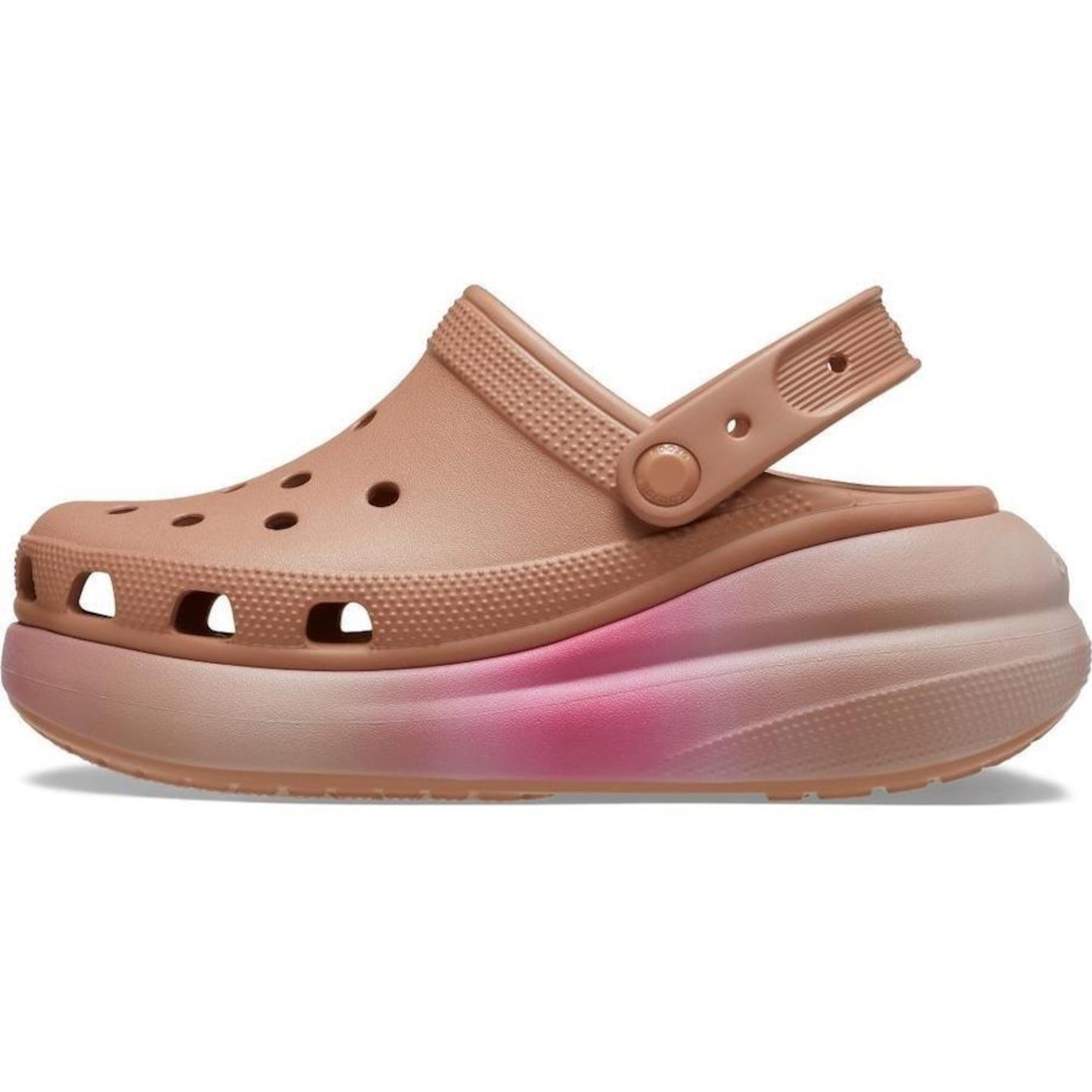 Sandália Crocs Crush Color Dip Clog Cork/Multi - Feminino - Foto 3