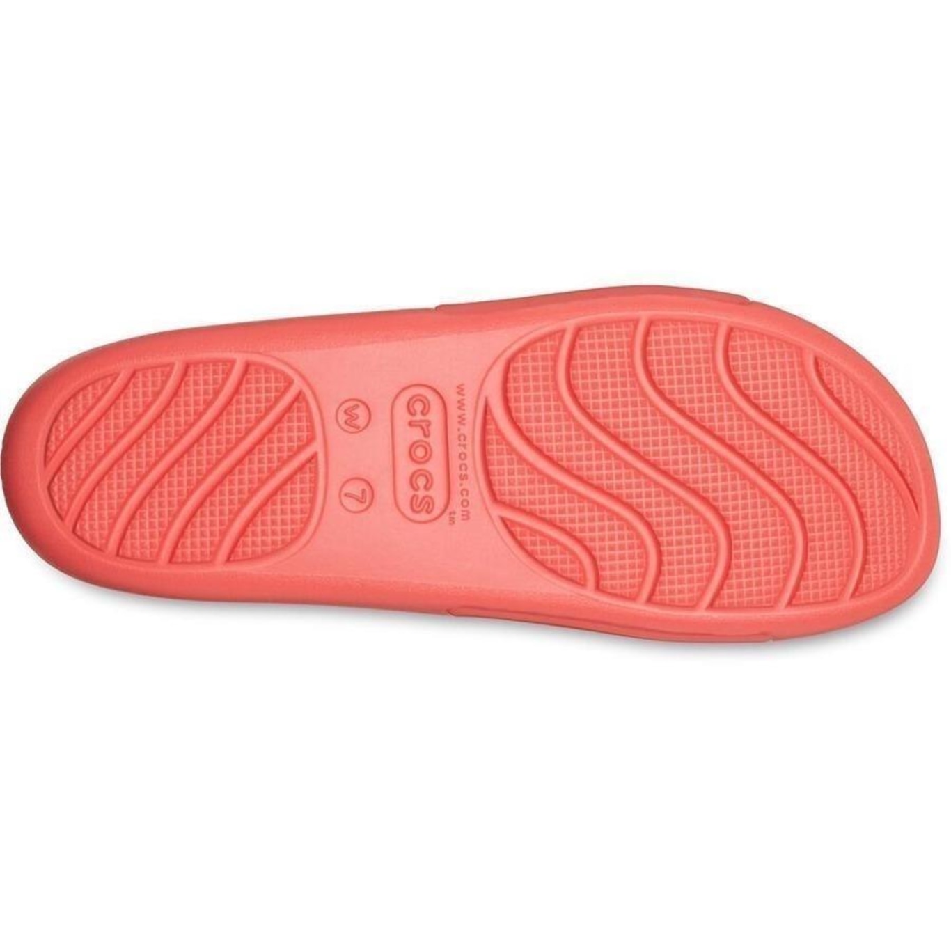 Sandália Crocs Splash Shine Slide Neon - Feminino - Foto 6