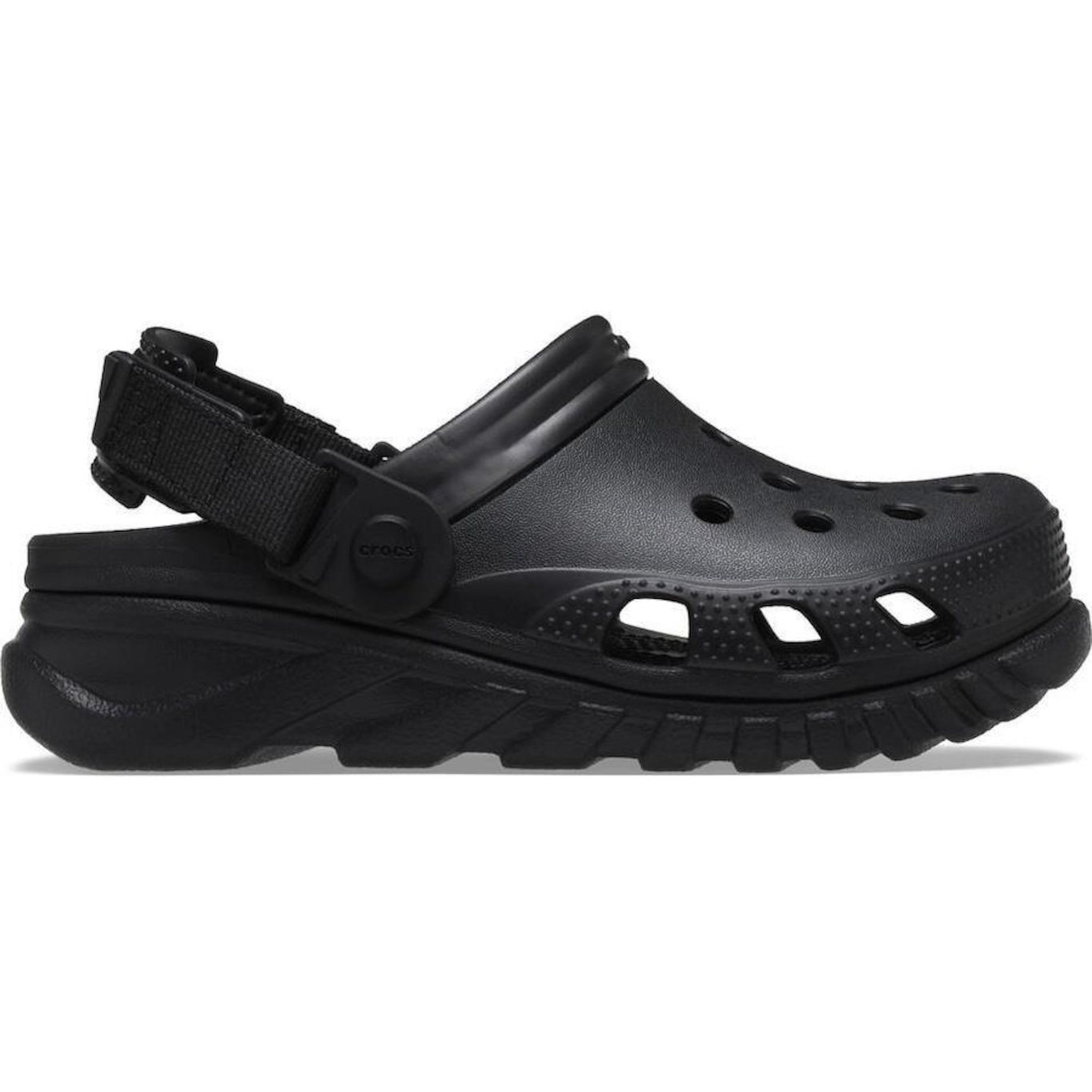 Sandália Crocs Duet Max Ii Clog Black - Unissex - Foto 1