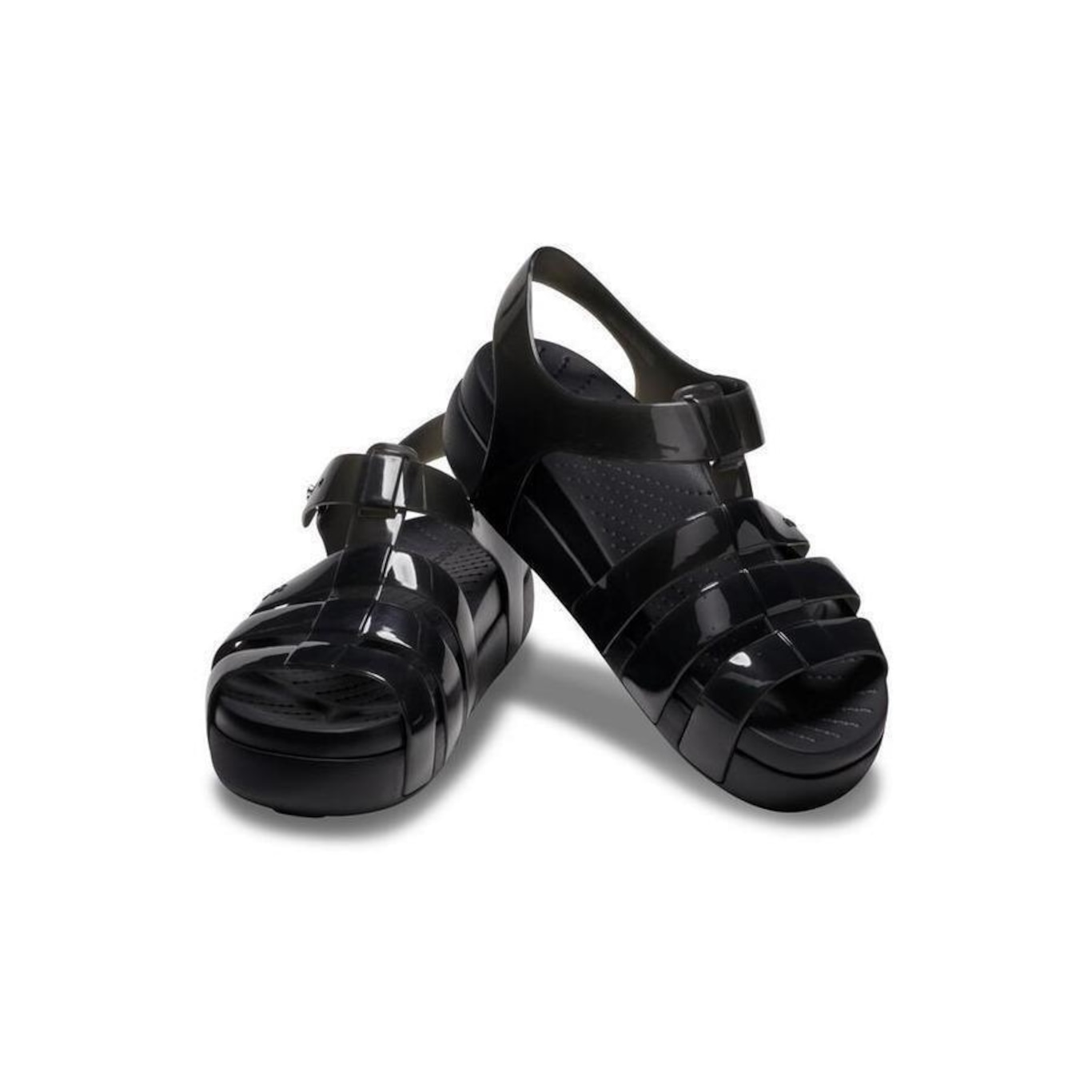 Sandália Crocs Splash Glossy Fisherman - Feminino - Foto 4