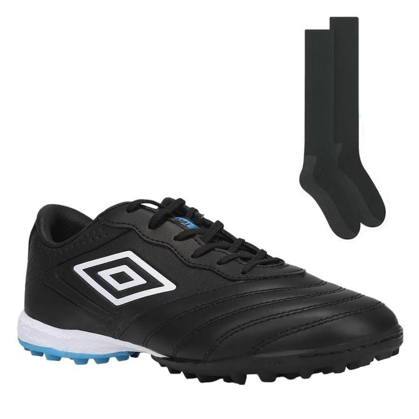 Chuteira Society Umbro Tocco III Premier - Adulto + 1 Par de Meião - Foto 1