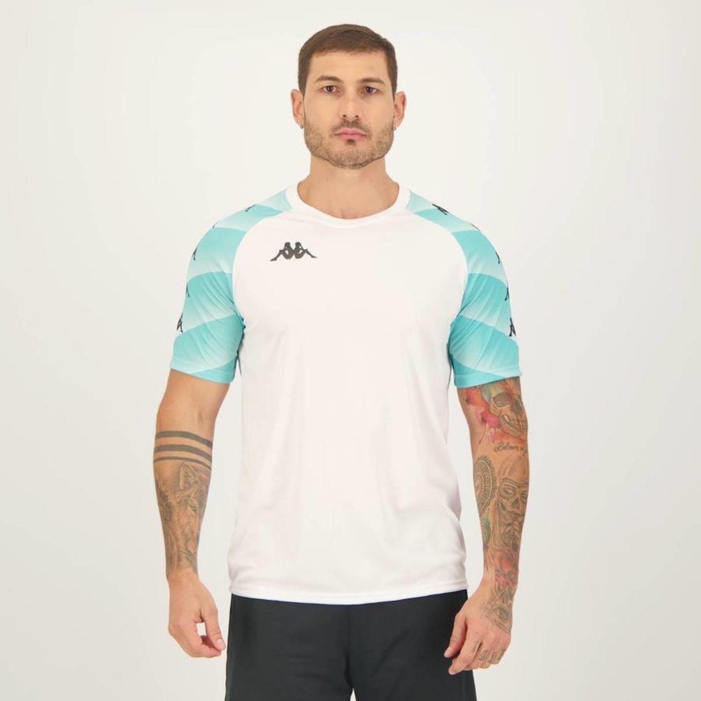 Camiseta Kappa Raglany - Masculina - Foto 1