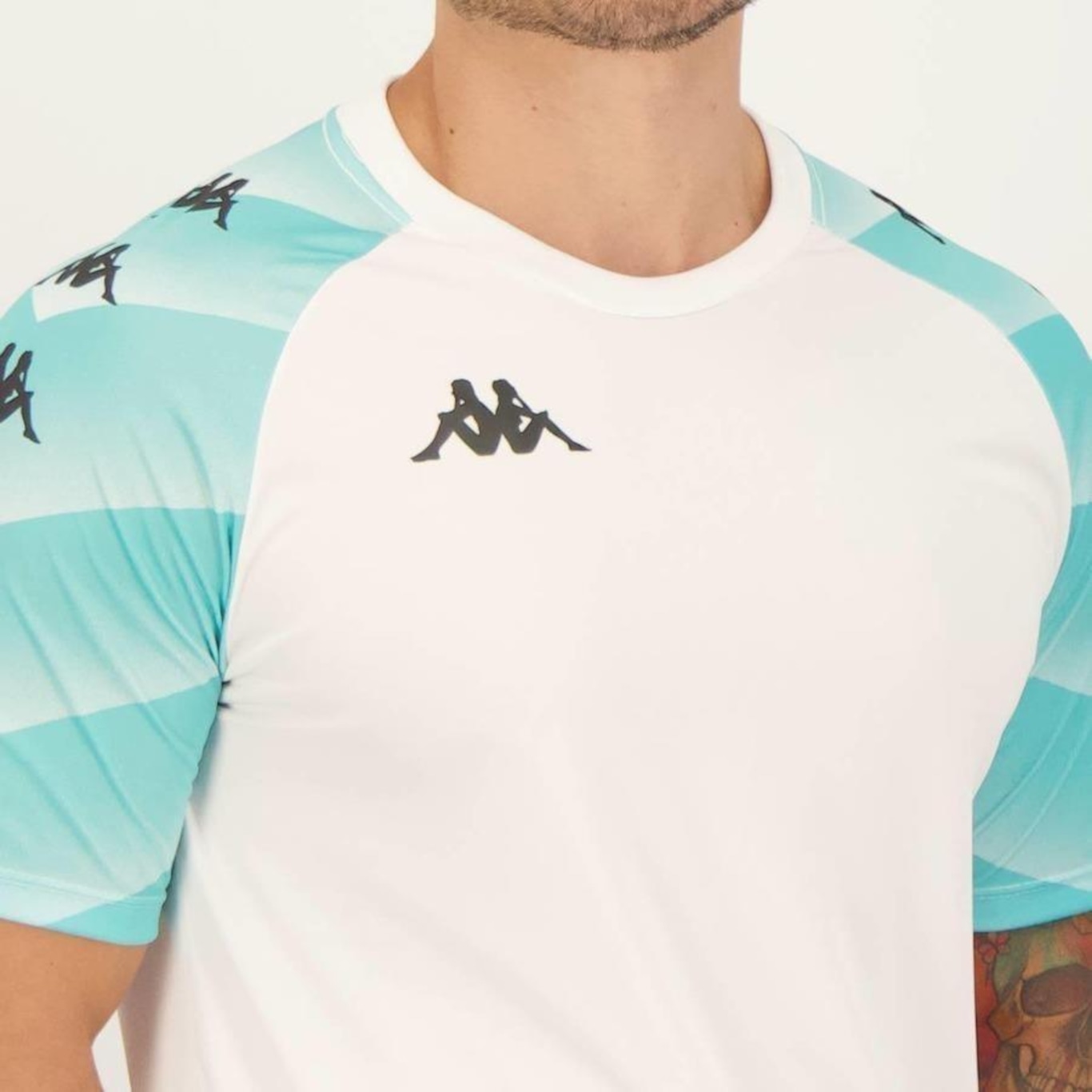 Camiseta Kappa Raglany - Masculina - Foto 4