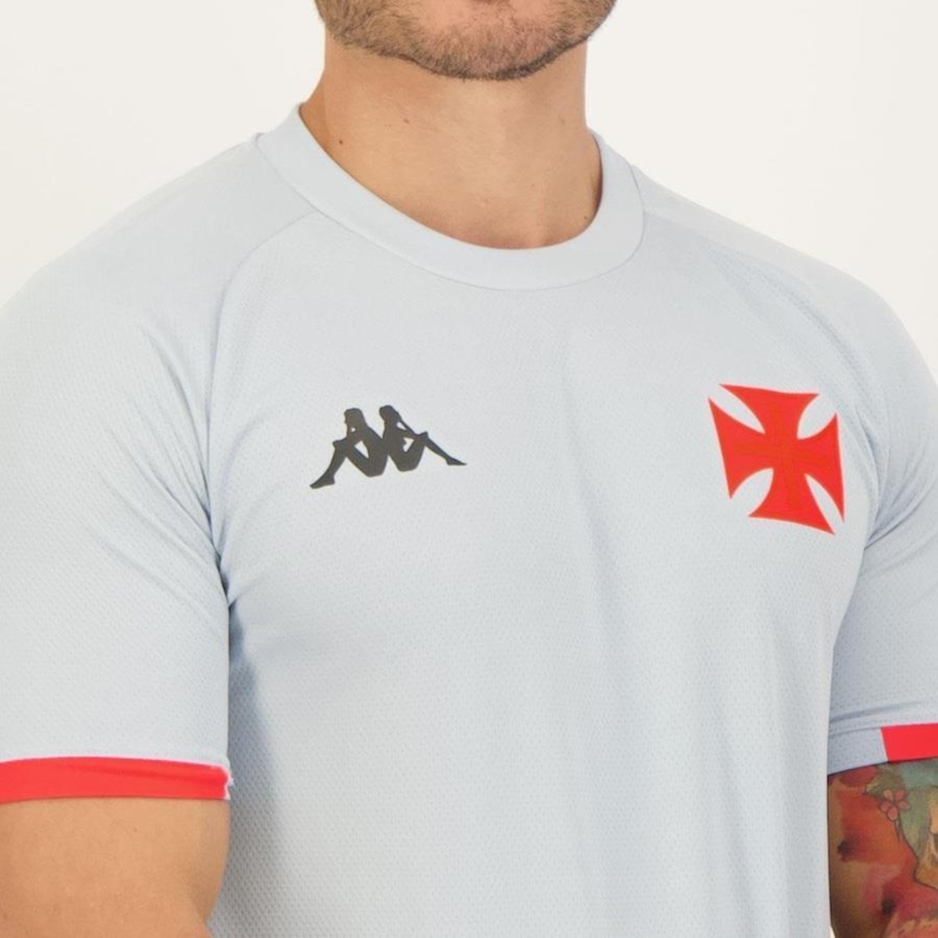 Camisa do Vasco Concentração 2023 Kappa - Masculina - Foto 4