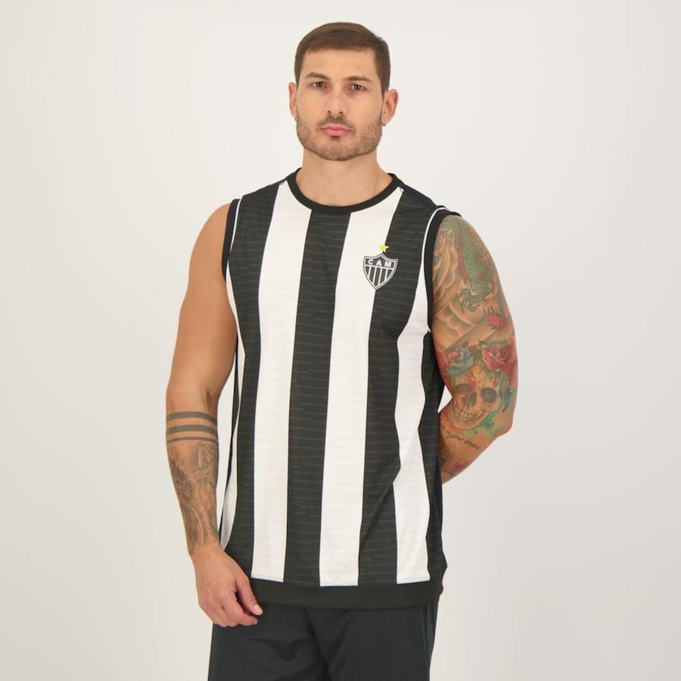 Camiseta Regata do Atlético Mineiro Braziline Division - Masculina - Foto 1