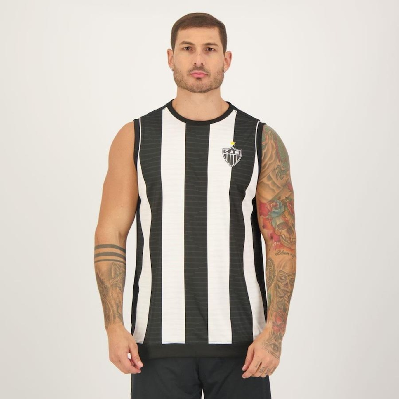 Camiseta Regata do Atlético Mineiro Braziline Division - Masculina - Foto 2