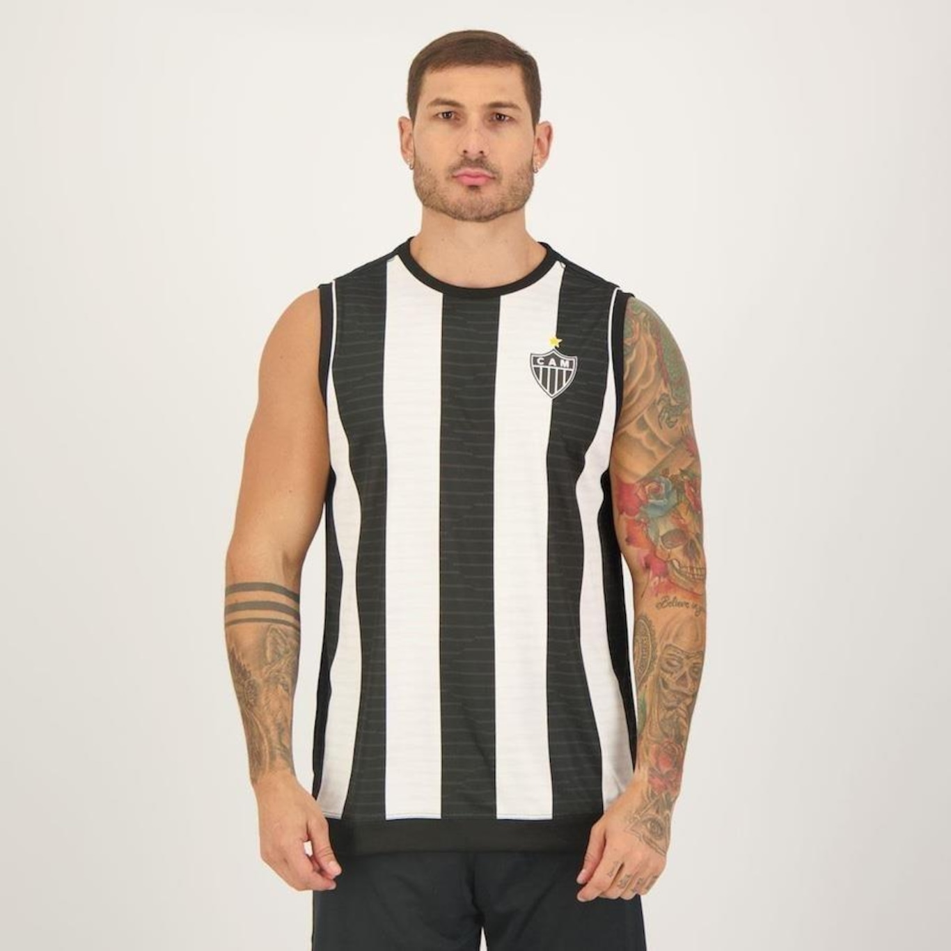 Camiseta Regata do Atlético Mineiro Braziline Division - Masculina - Foto 5