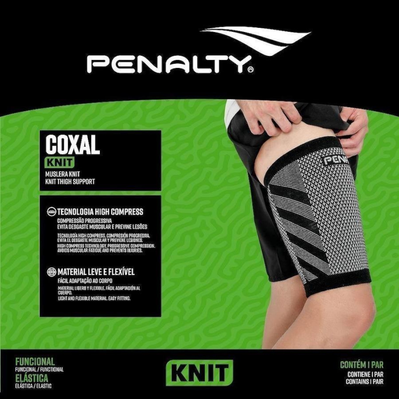 Coxal Penalty Elastica Knit Xxiii - Adulto - Foto 3