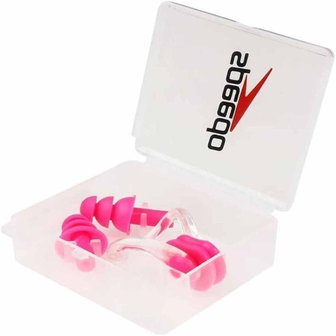 Kit de Natação Speedo: Protetor de Ouvido + Nose Clip - Adulto - Foto 1