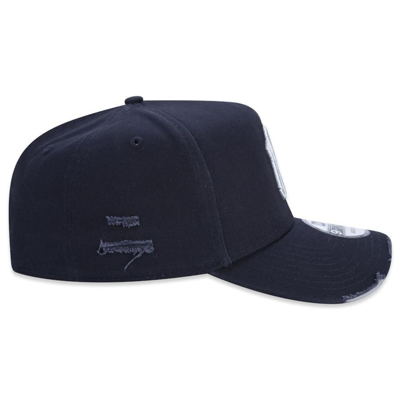 Boné Aba Curva New Era 9Forty A-Frame Mlb New York Yankees Destroyed - Strapback - Masculino - Foto 5