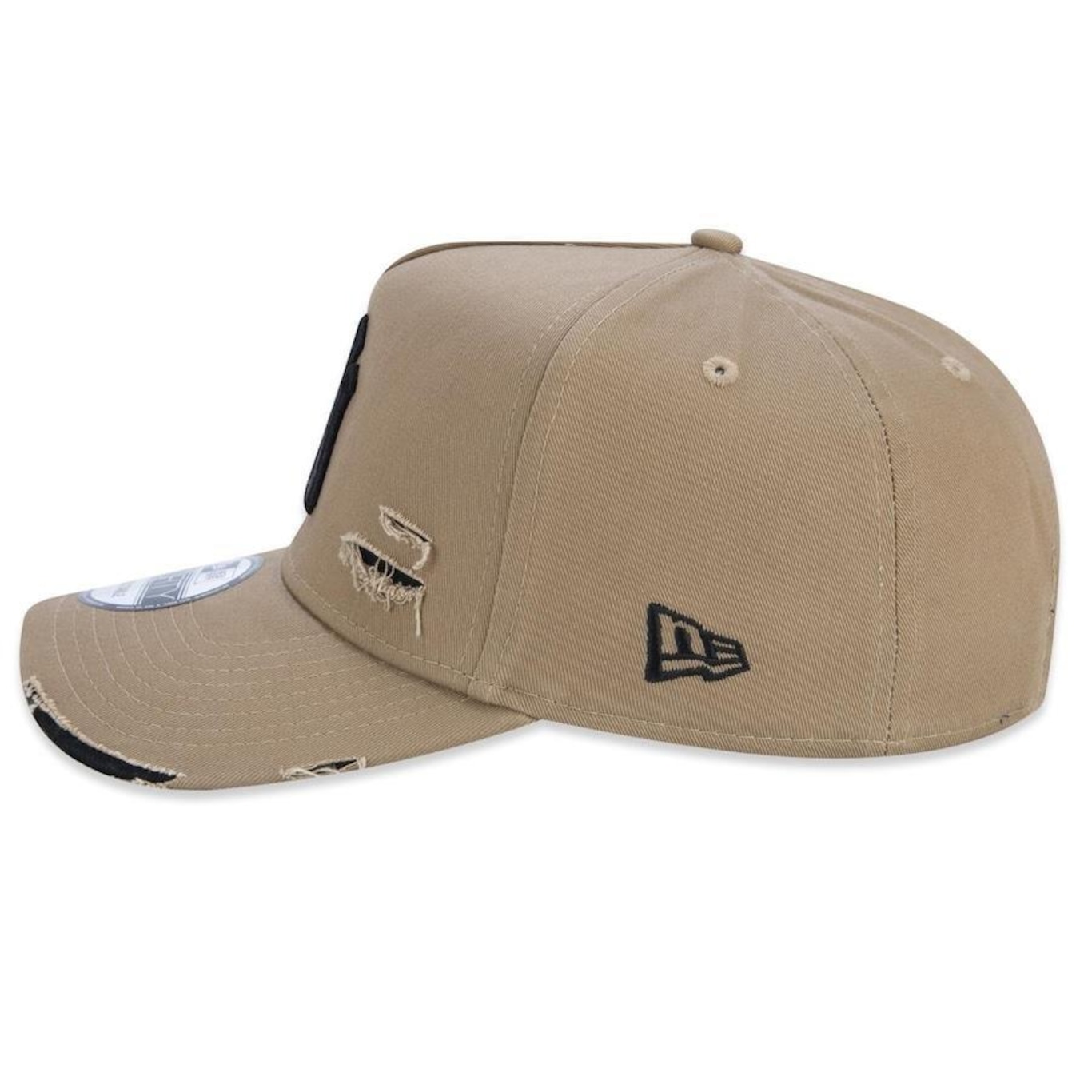 Boné Aba Curva New Era 9Forty A-Frame Mlb New York Yankees Destroyed - Strapback - Masculino - Foto 4