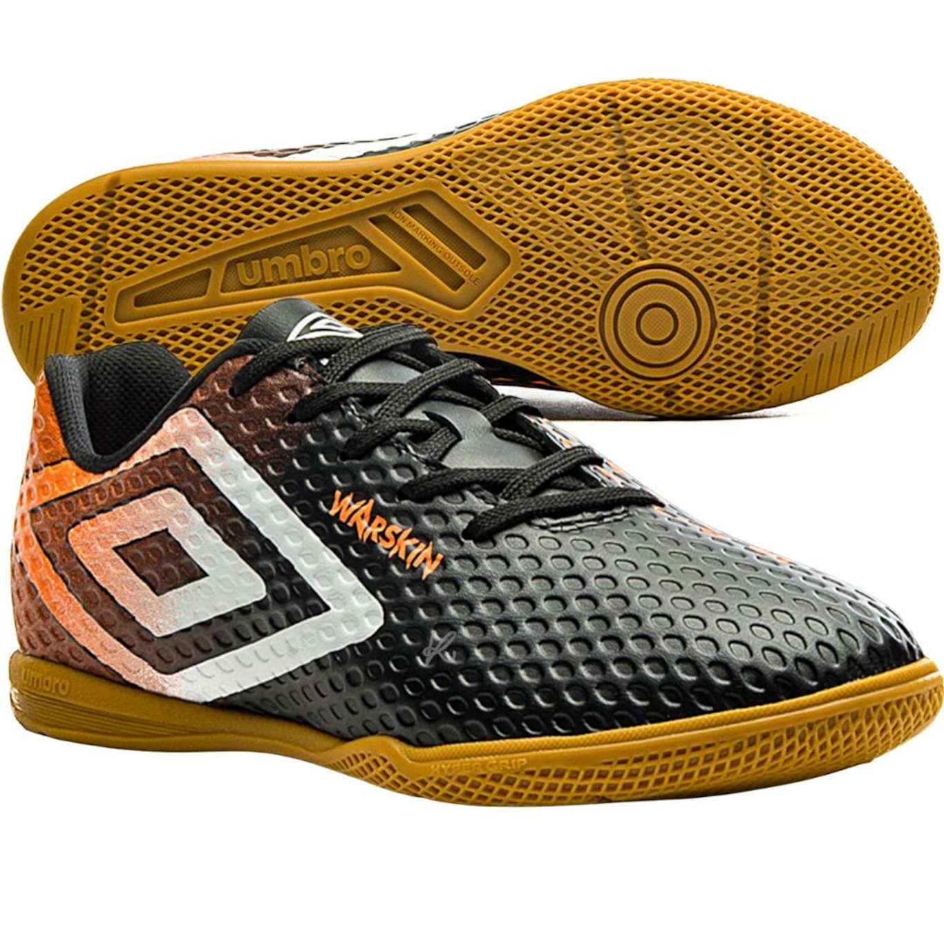 Chuteira Futsal Umbro Warskin + Meias - Adulto - Foto 6