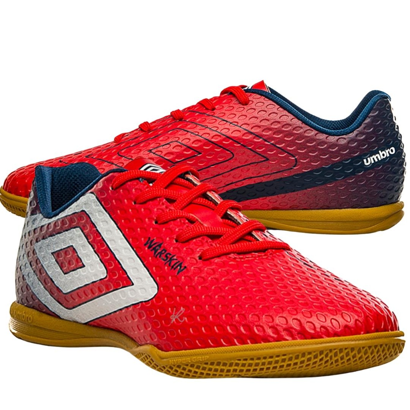 Chuteira Futsal Umbro Warskin + Meias - Adulto - Foto 2