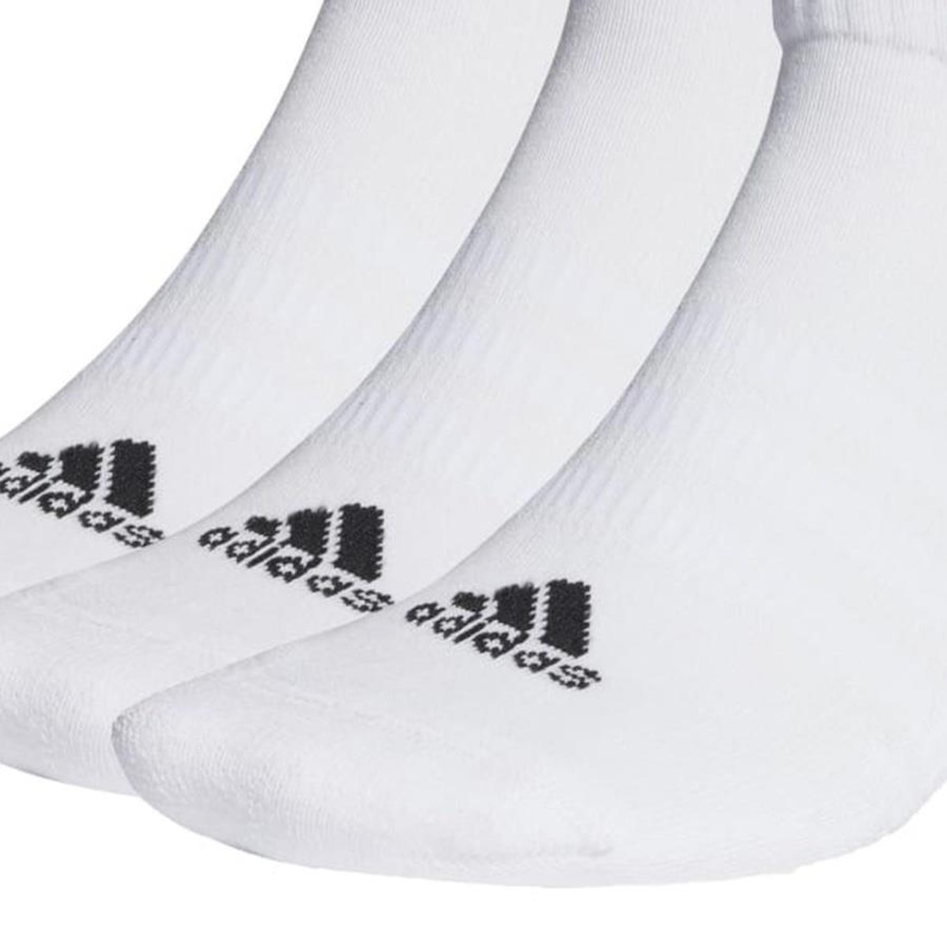 Kit de Meia adidas Cano Curto Sportswear - Adulto - 3 Pares - Foto 3