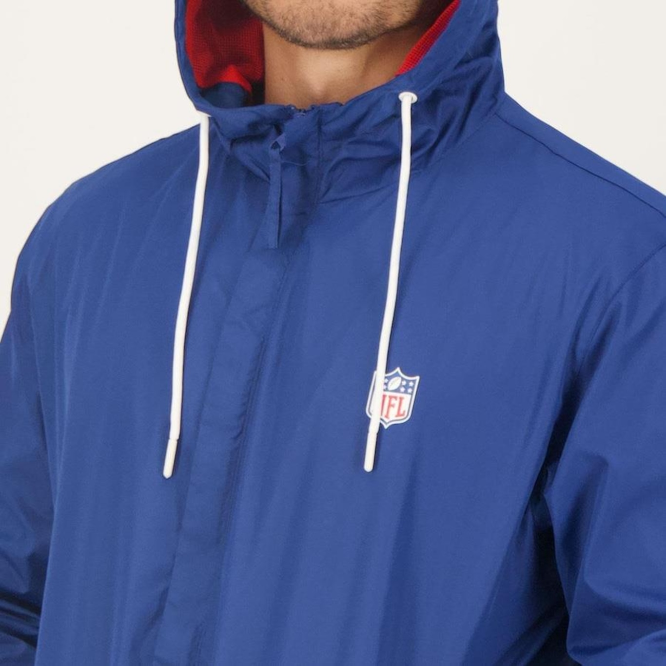 Jaqueta com Capuz New Era Nfl Windbreaker - Masculina - Foto 4