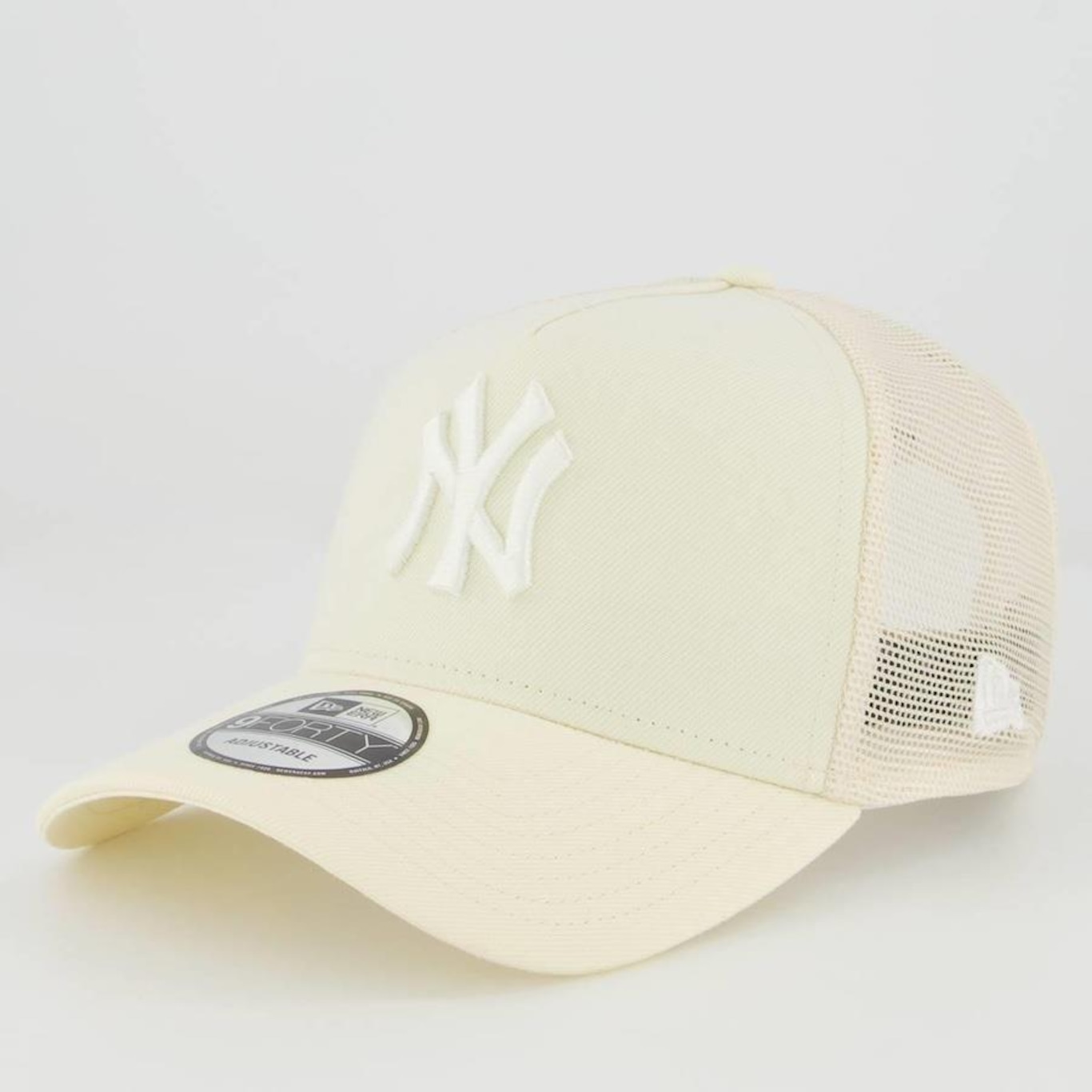 Boné Aba Curva New Era Mlb New York Yankees Trucker 940 - Snapback - Adulto - Foto 1